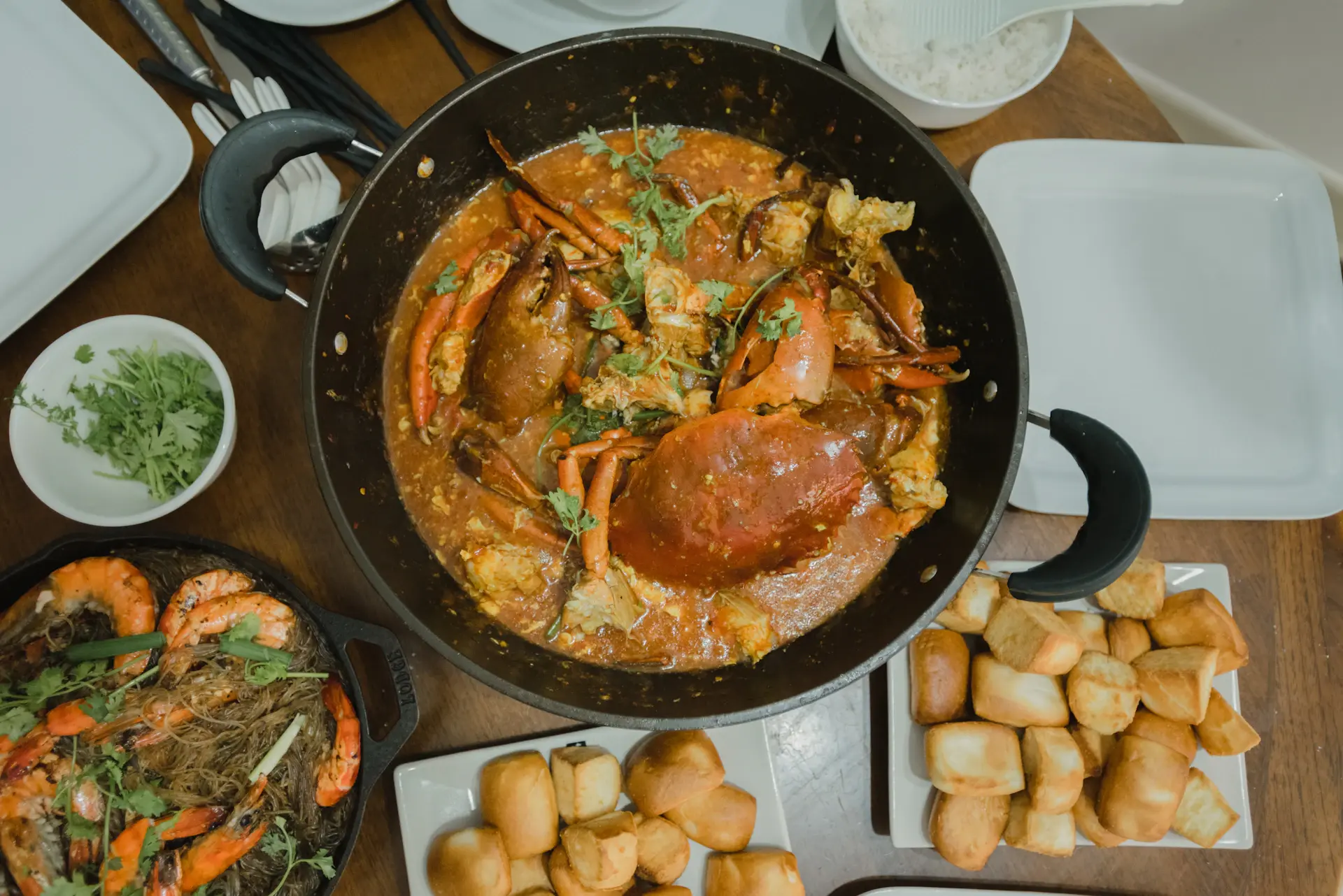 Lẩu ghẹ rau đắng