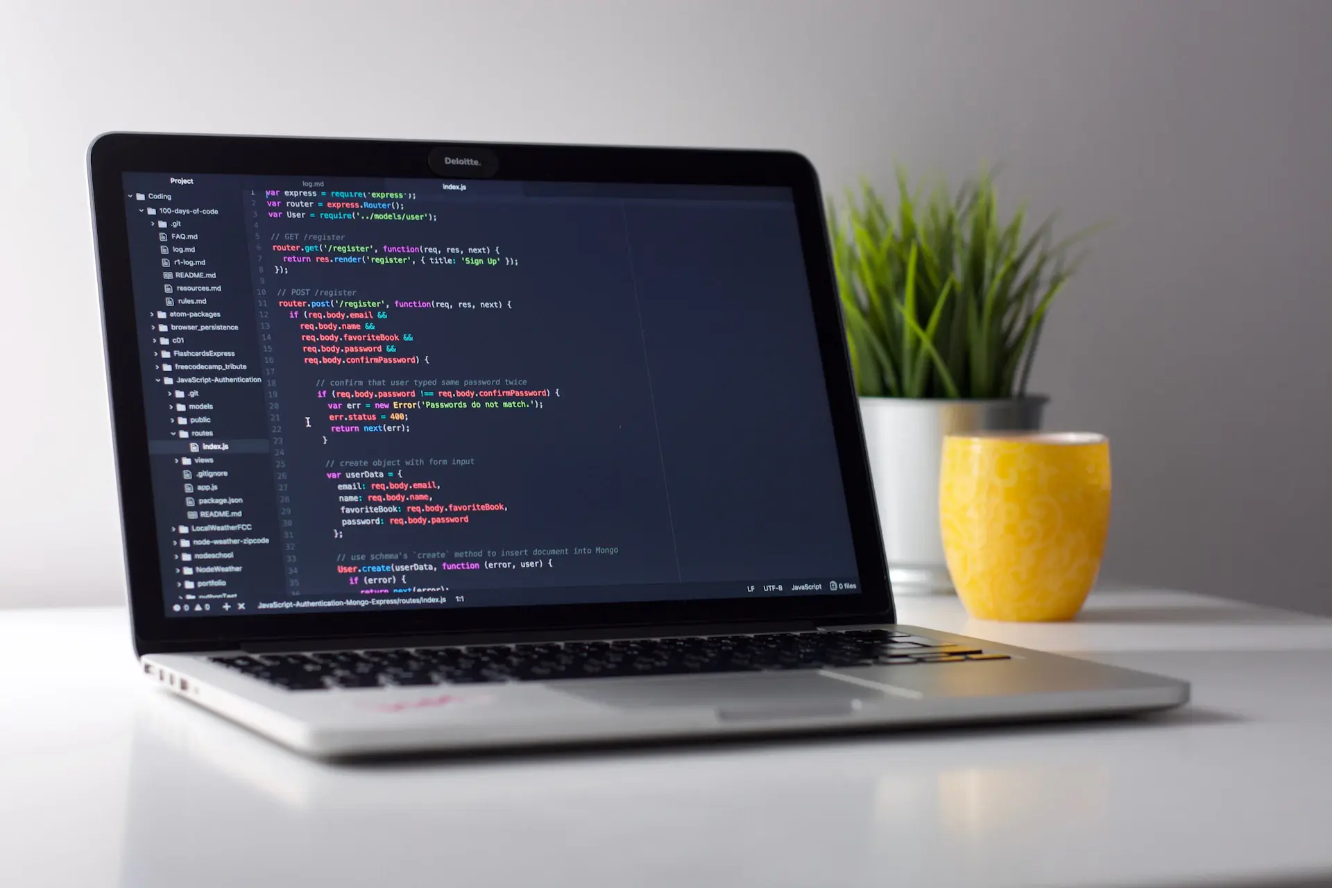 Headless CMS architecture on a developer screen