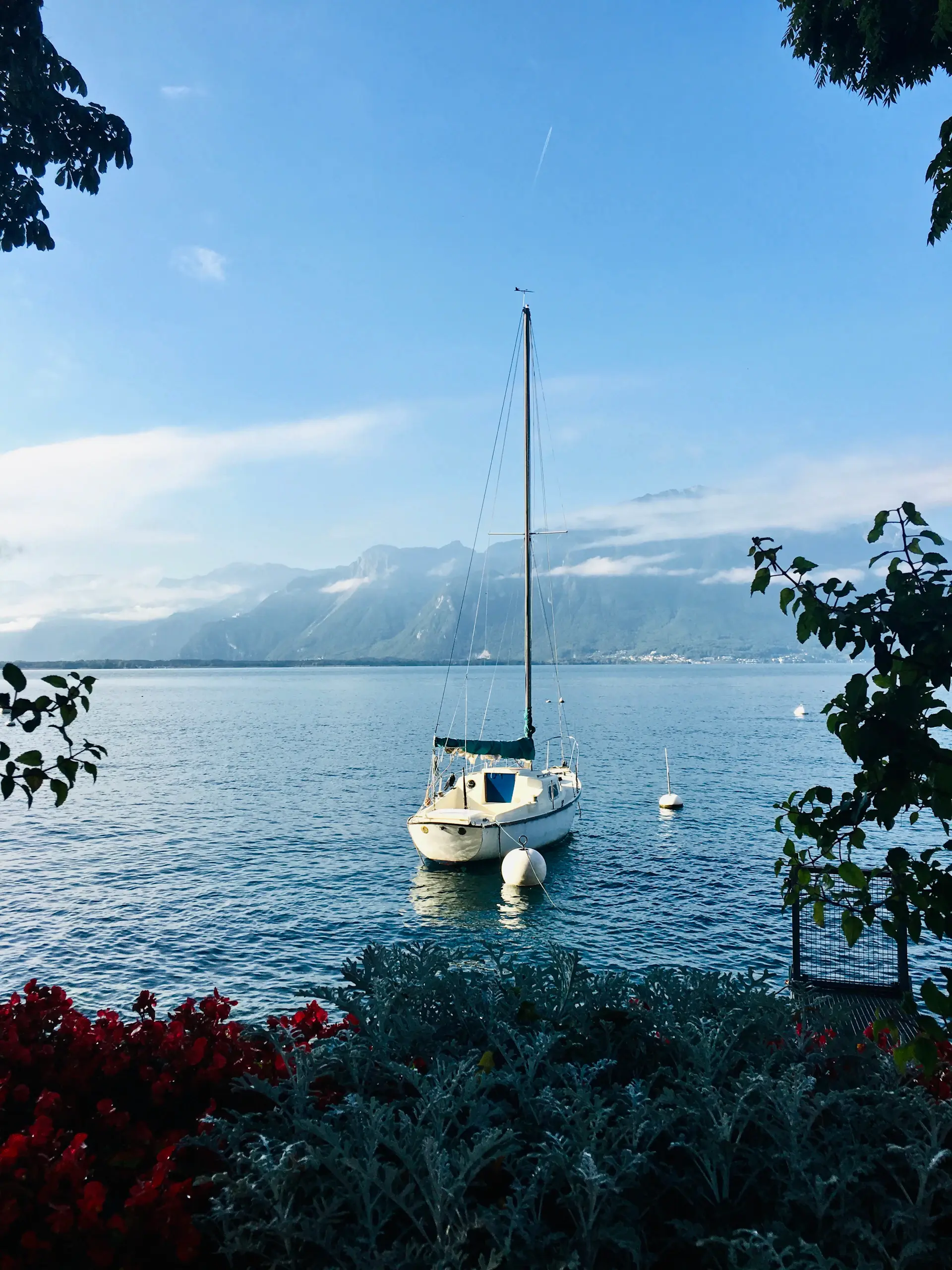 The Geneva atelier overlooking Lake Léman
