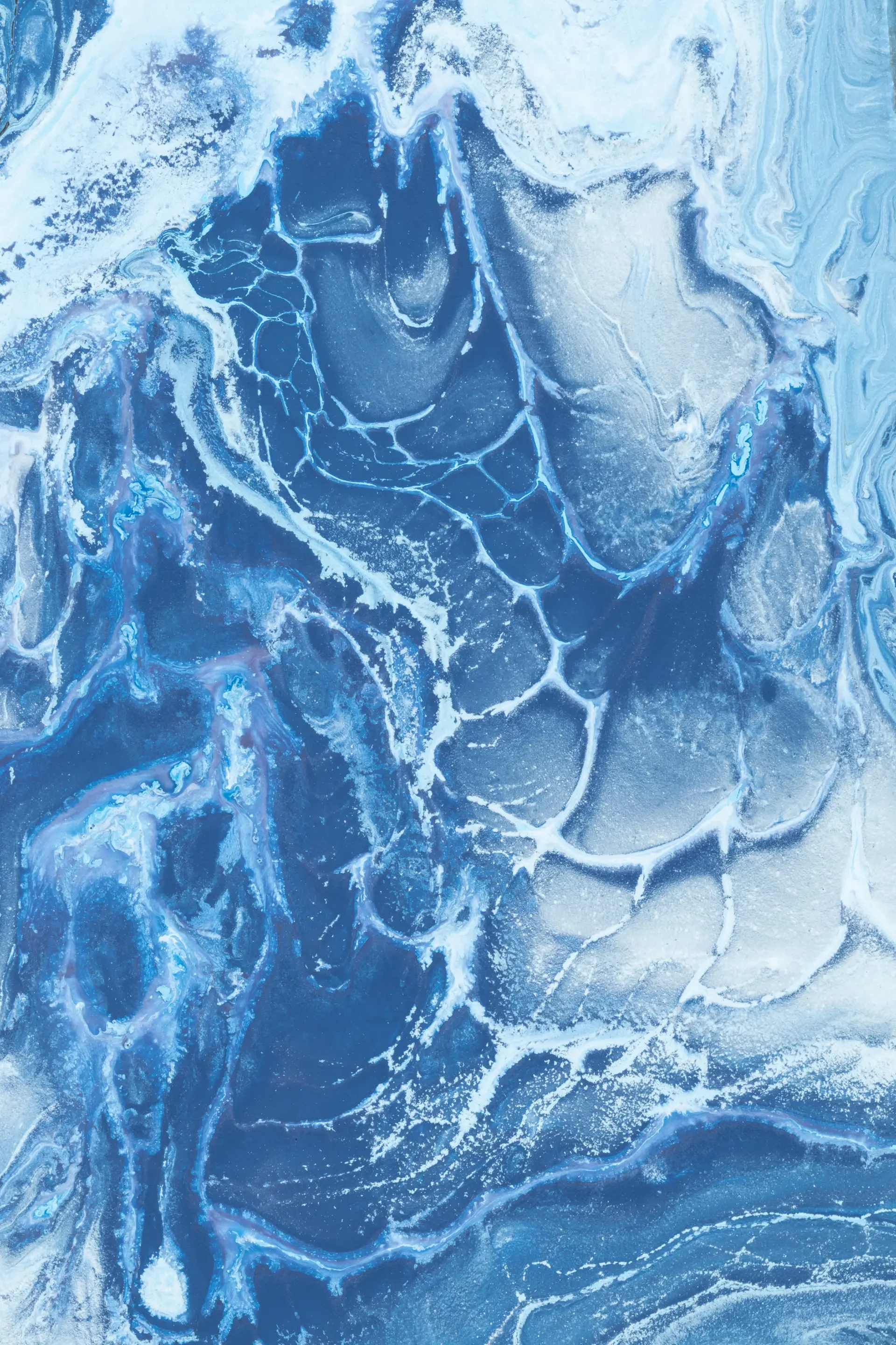 Tide Studies II by Sora Ikeda — mixed media on linen