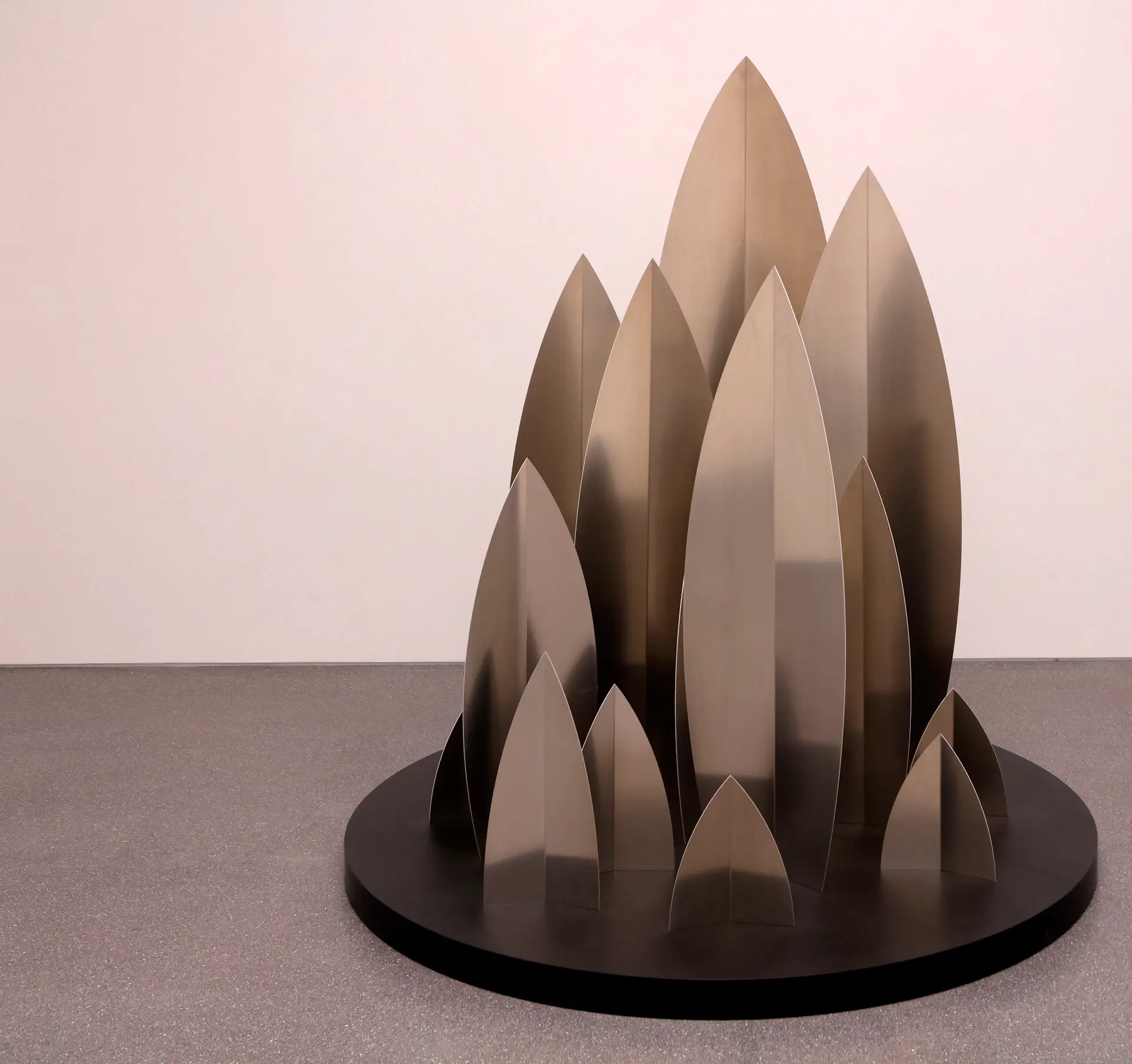 Quiet Geometry by Marin Vasquez — bronze sculpture