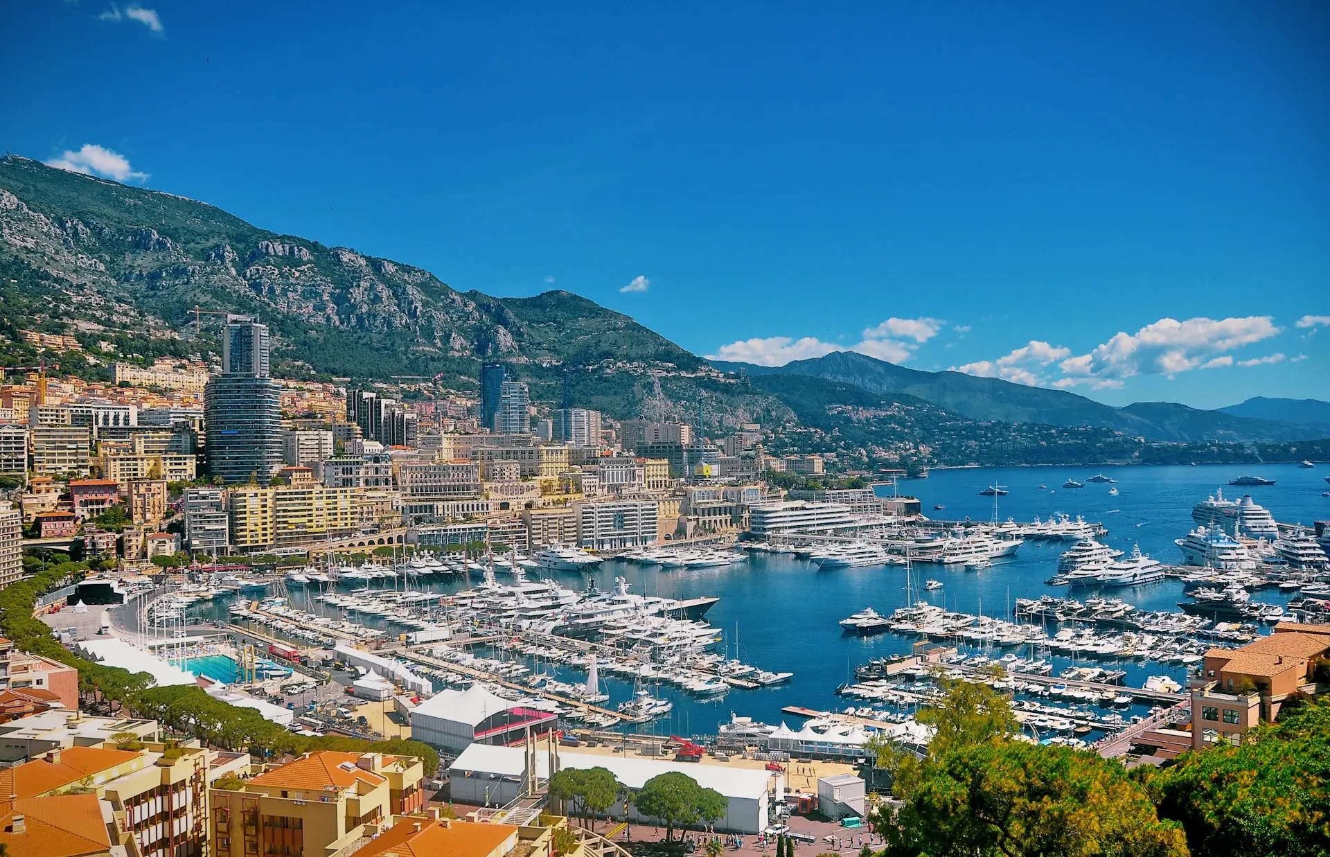 Maison Lumière Monaco residence overlooking the marina