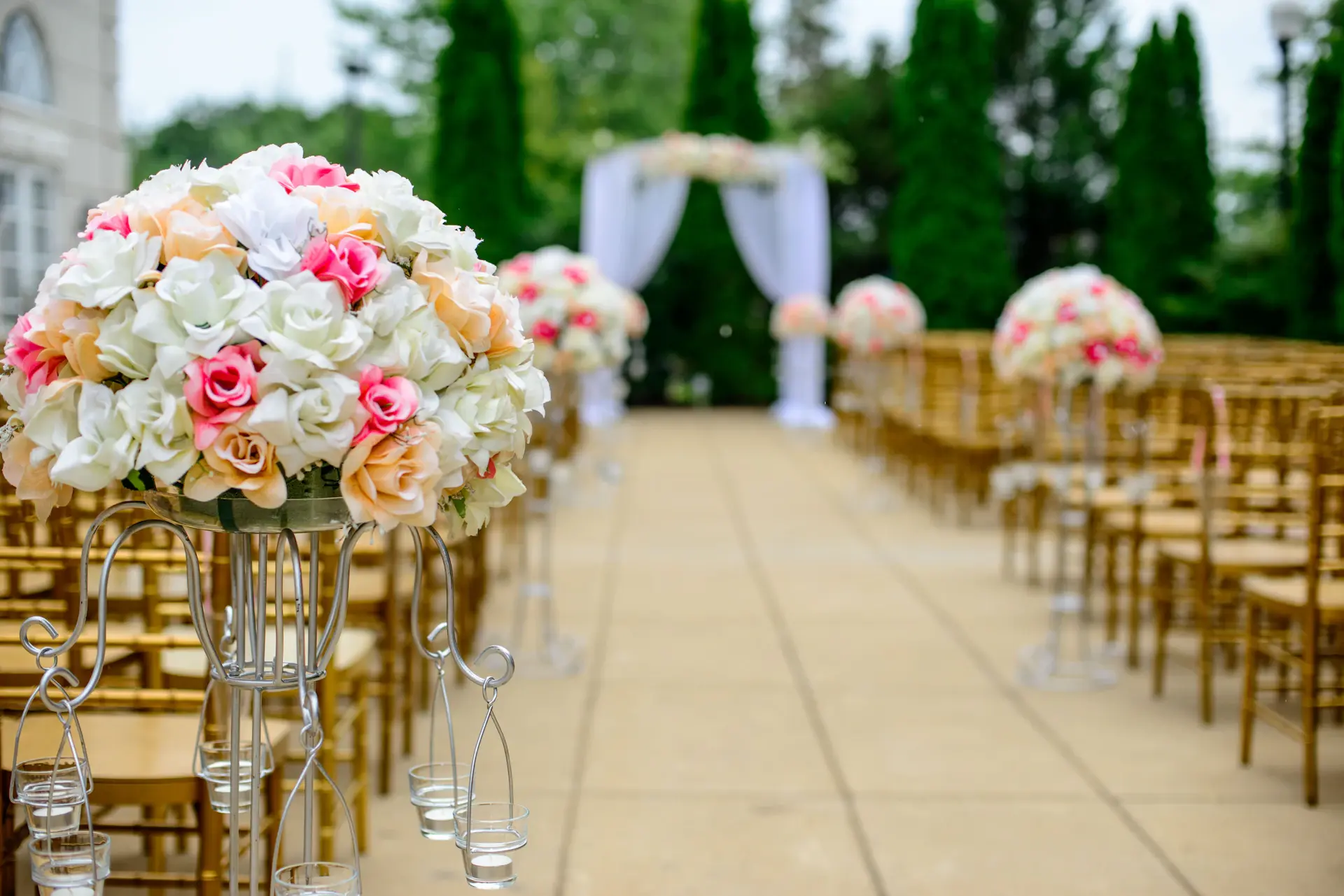 Maison Rose showroom with luxury roses