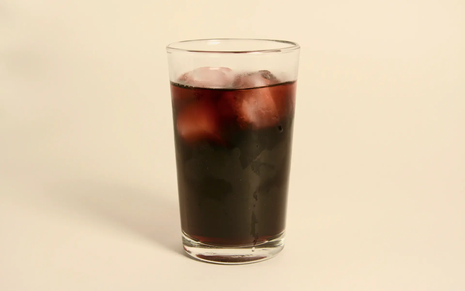 Vanilla cold brew on ice