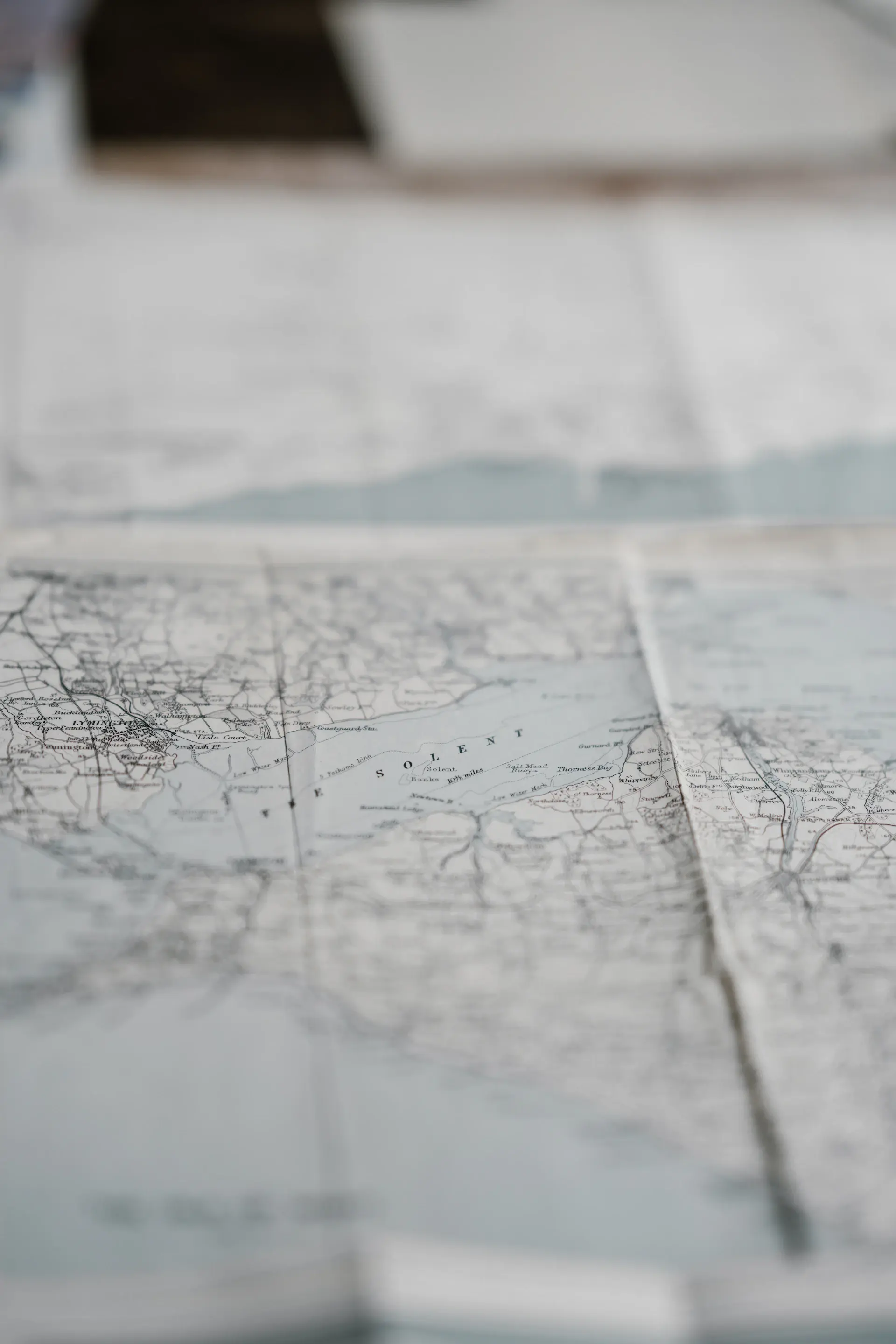 Hand-marked maps and notes for a bespoke expedition