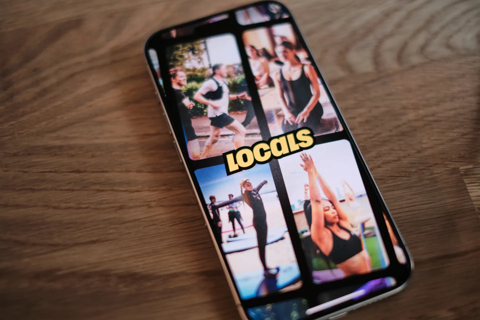 Pulse Fitness app landing page