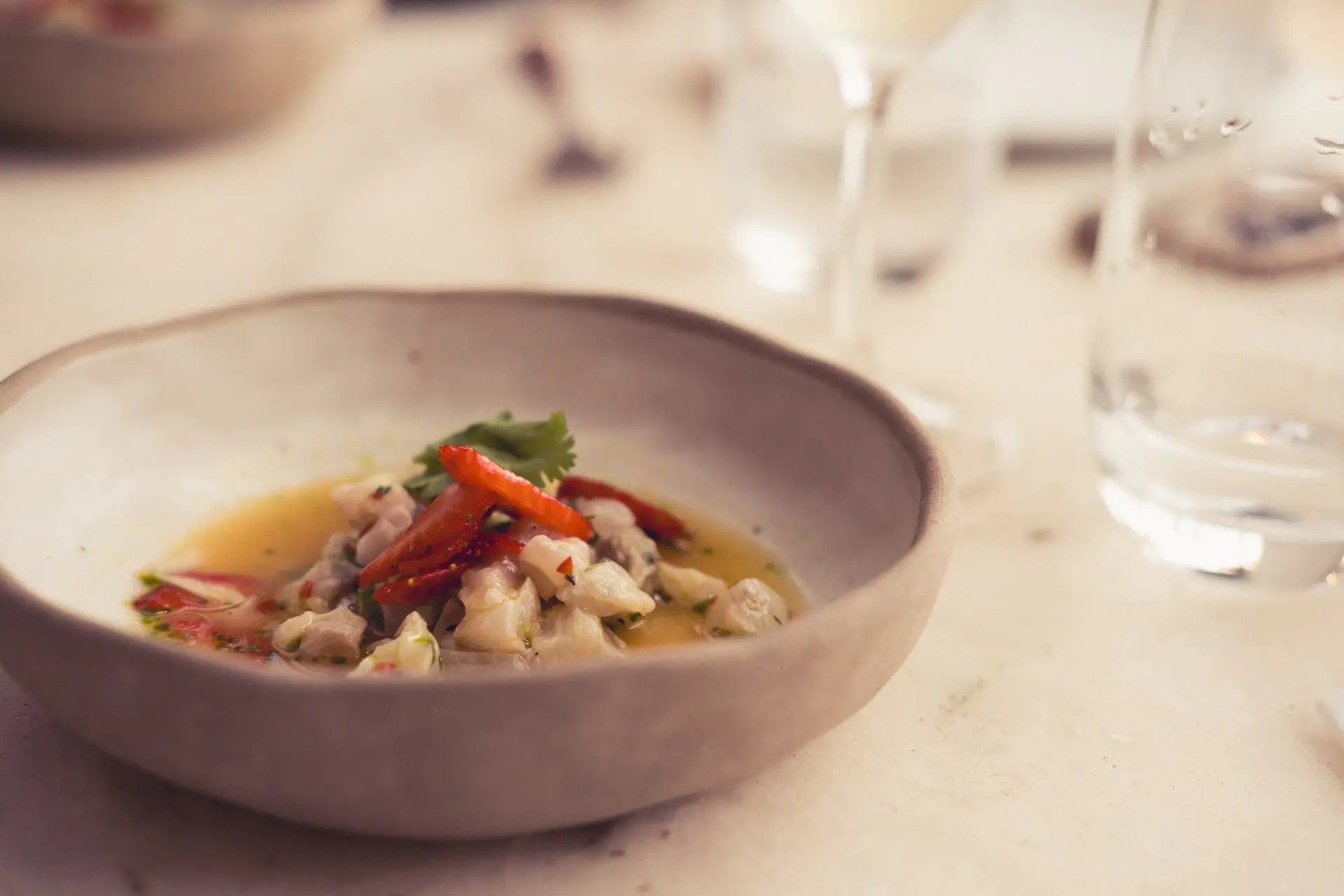 Refined plated nourishment in natural light