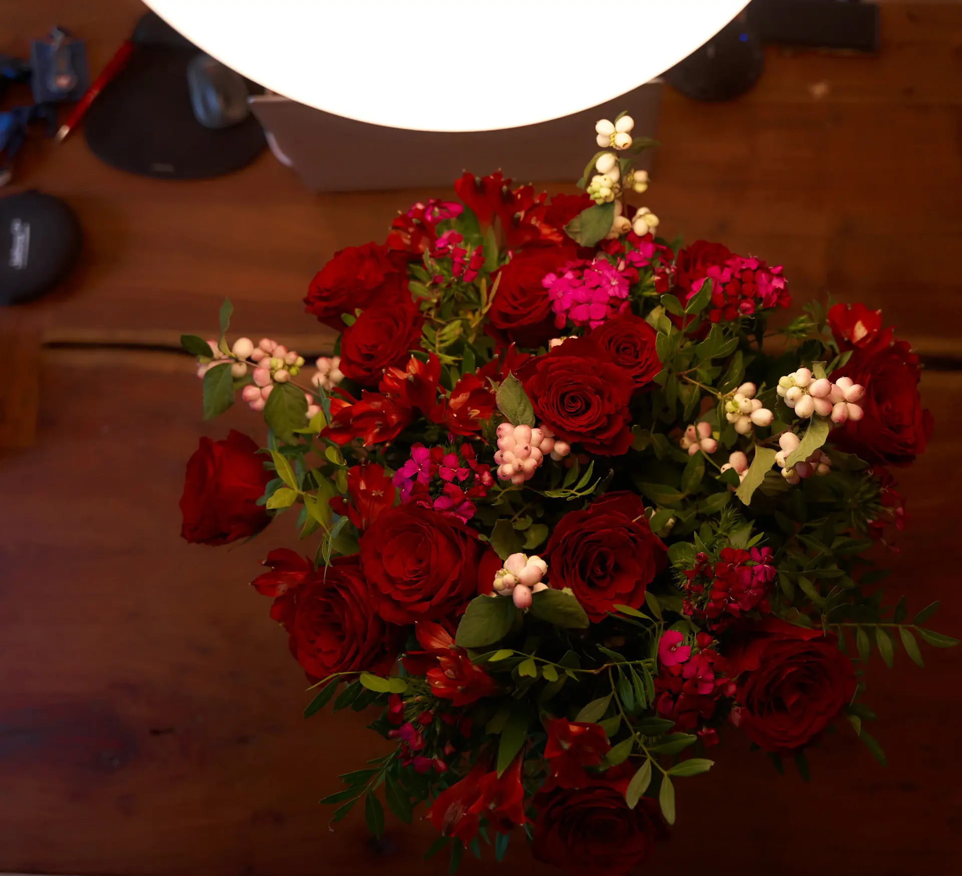 Event rose centerpiece