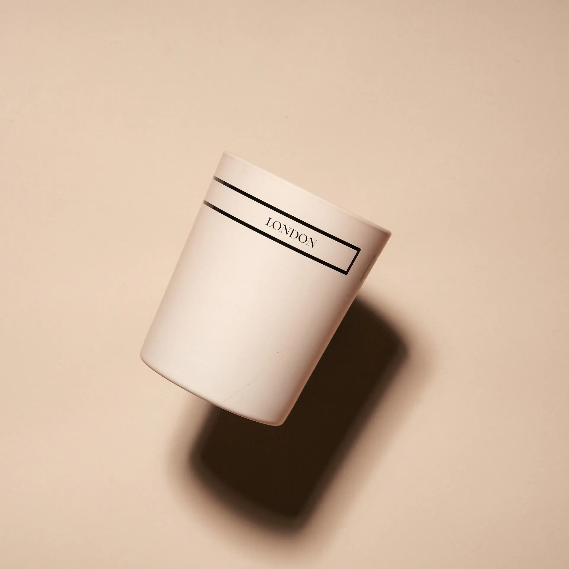 Rose scented candle