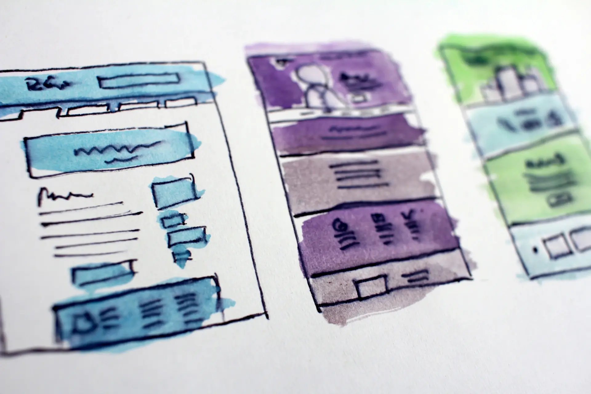 Designer reviewing a UX flow