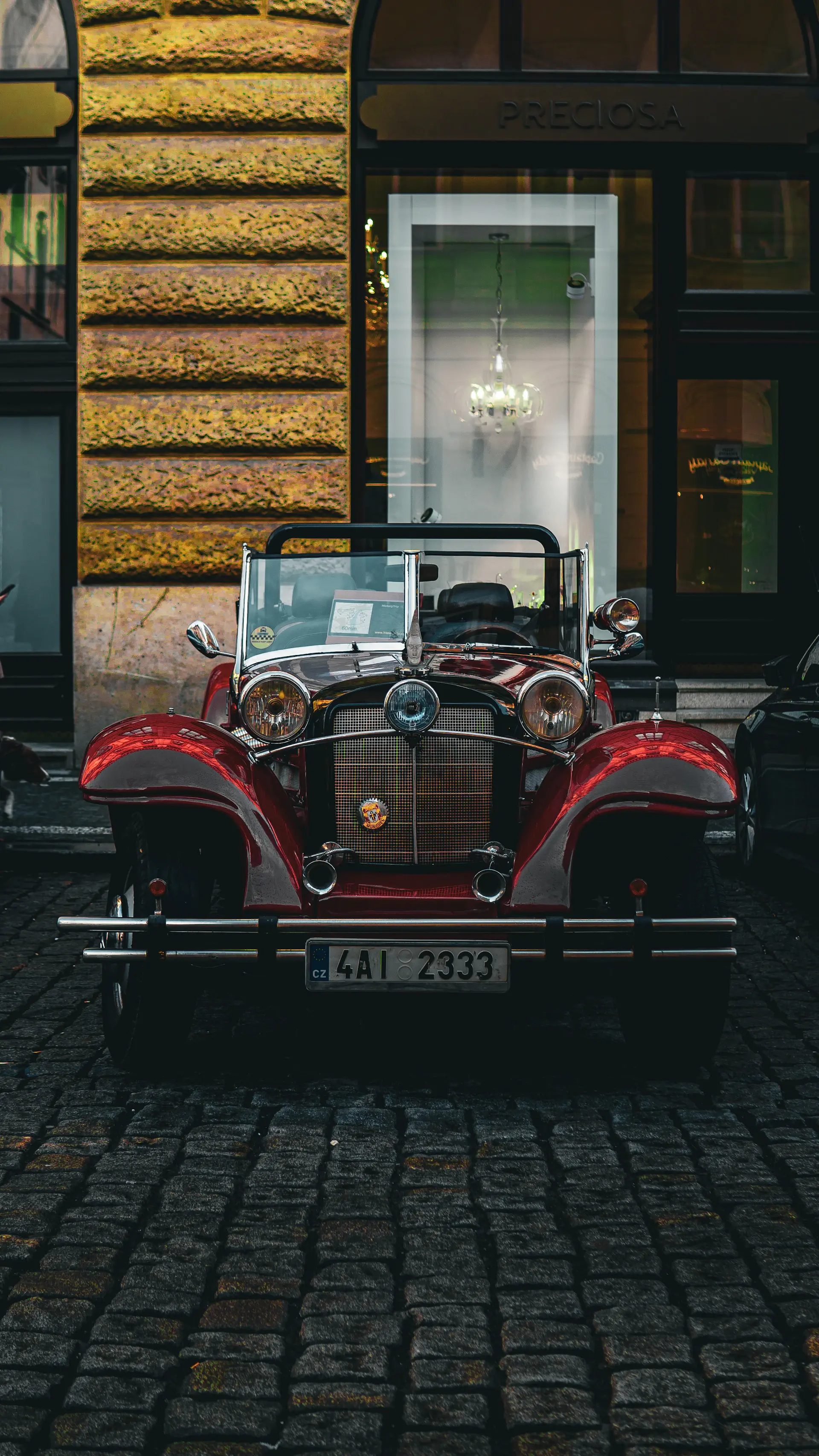 Heritage archive of vintage luxury motorcars