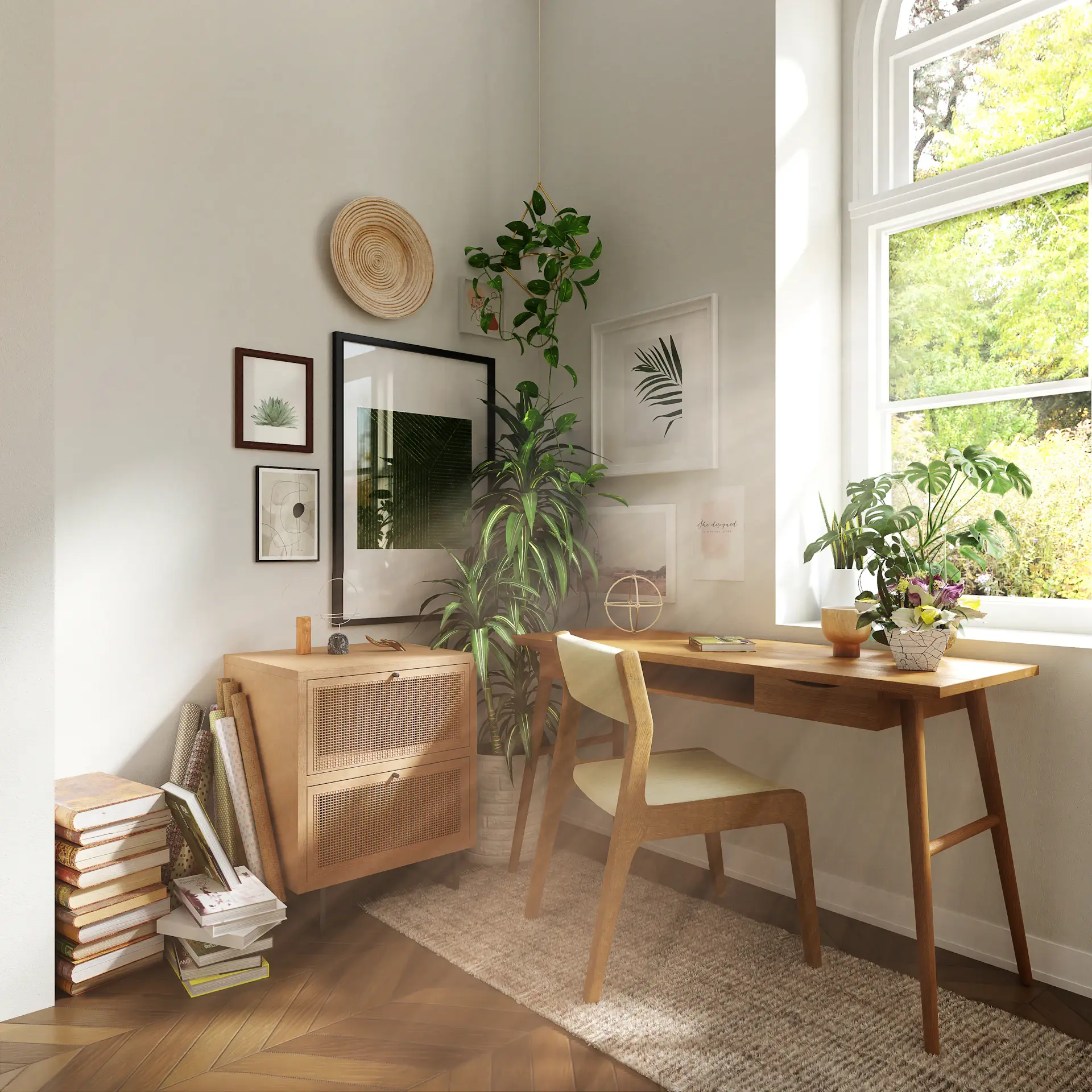 Đèn sàn Atelier ánh sáng vàng