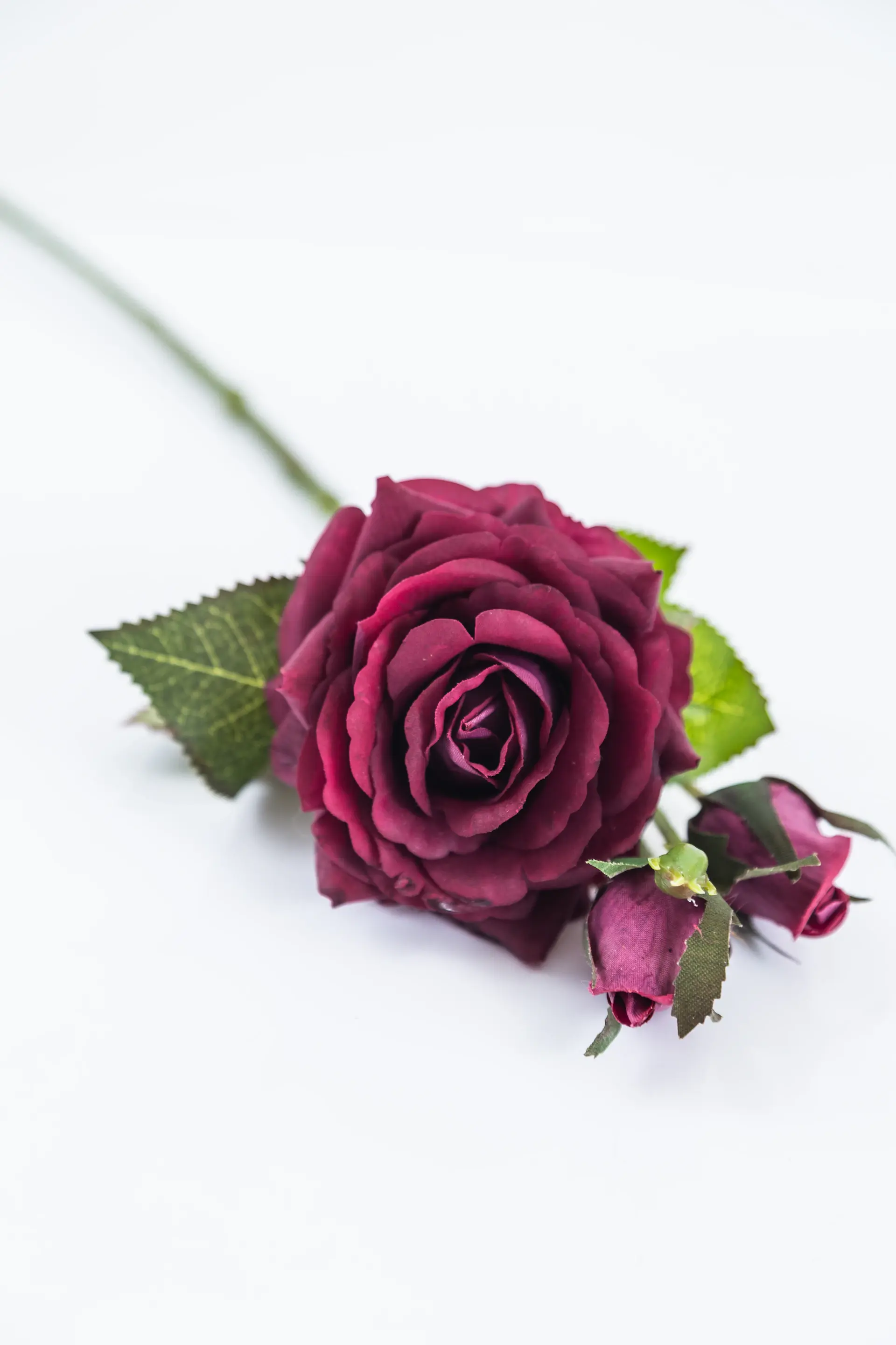 Minimal bouquet in clear glass