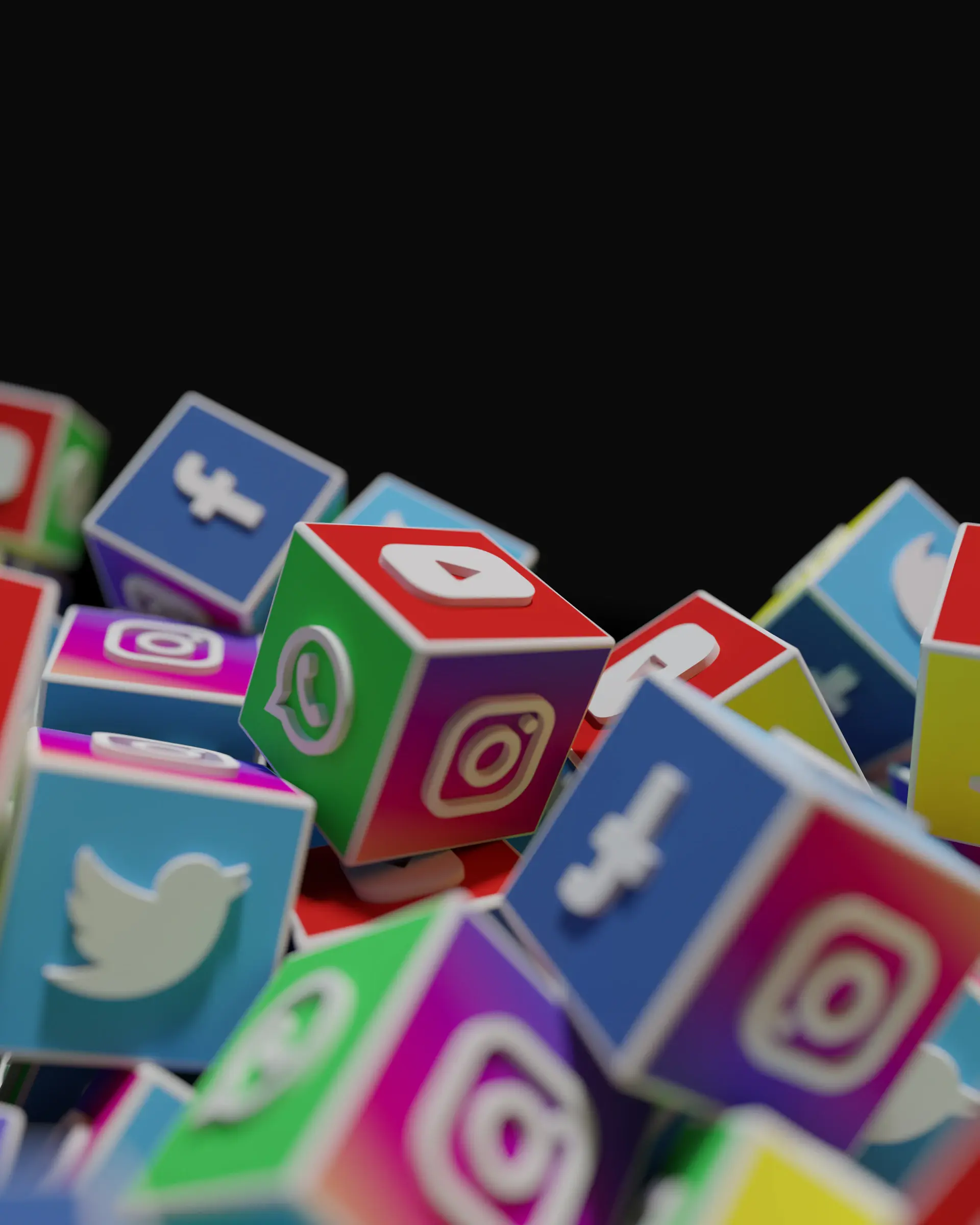 Social media creative grid for a hospitality client