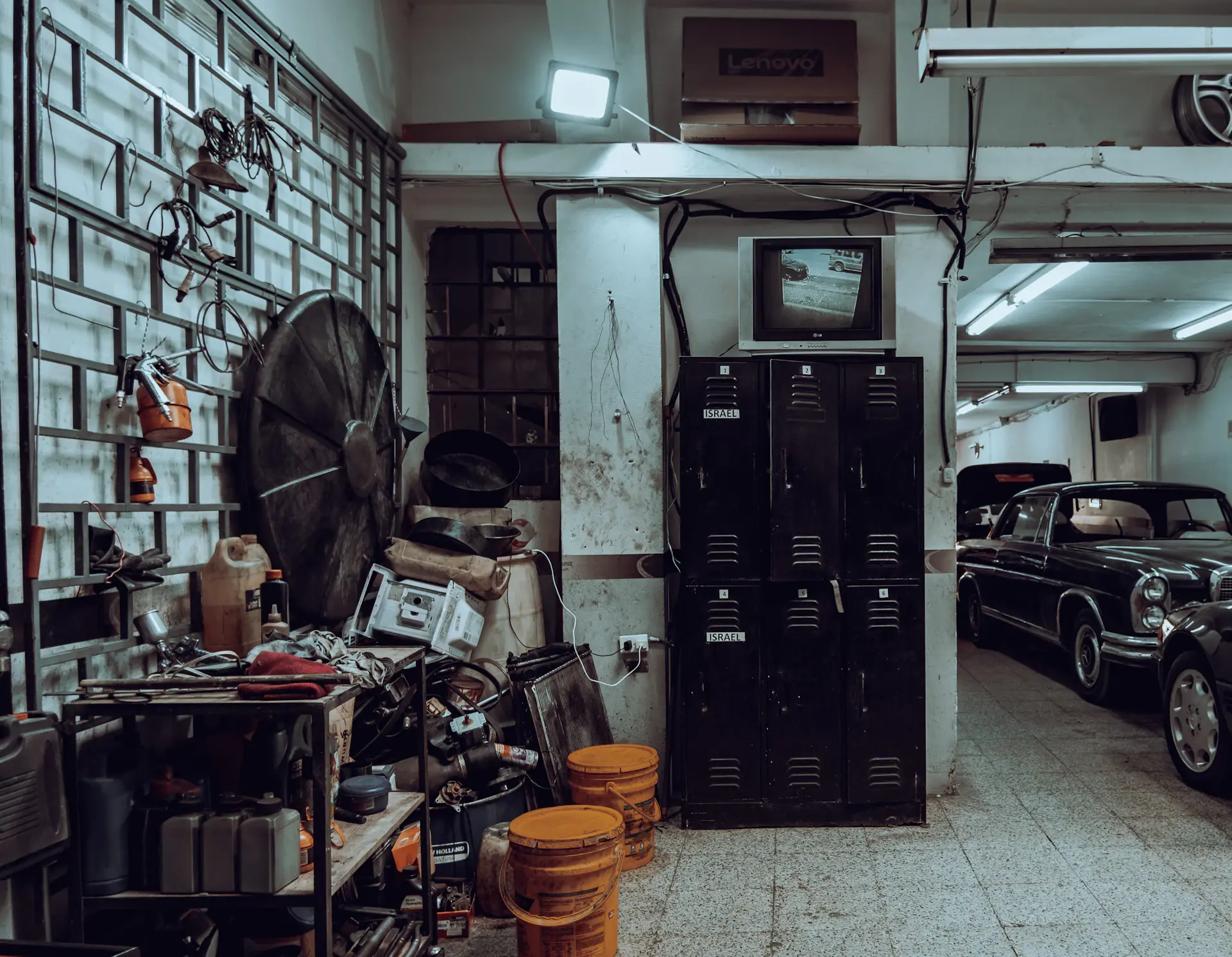 The marque's earliest prototype motorcar in a 1920s coachbuilding workshop