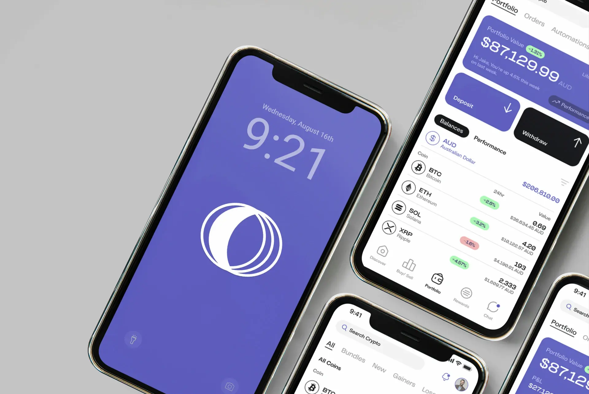 Mobile banking app interface design