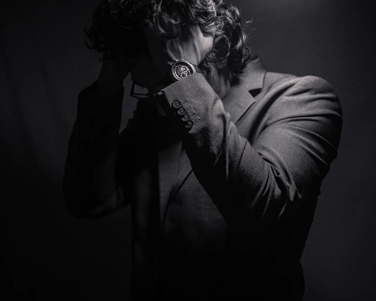 Watch collector portrait studio