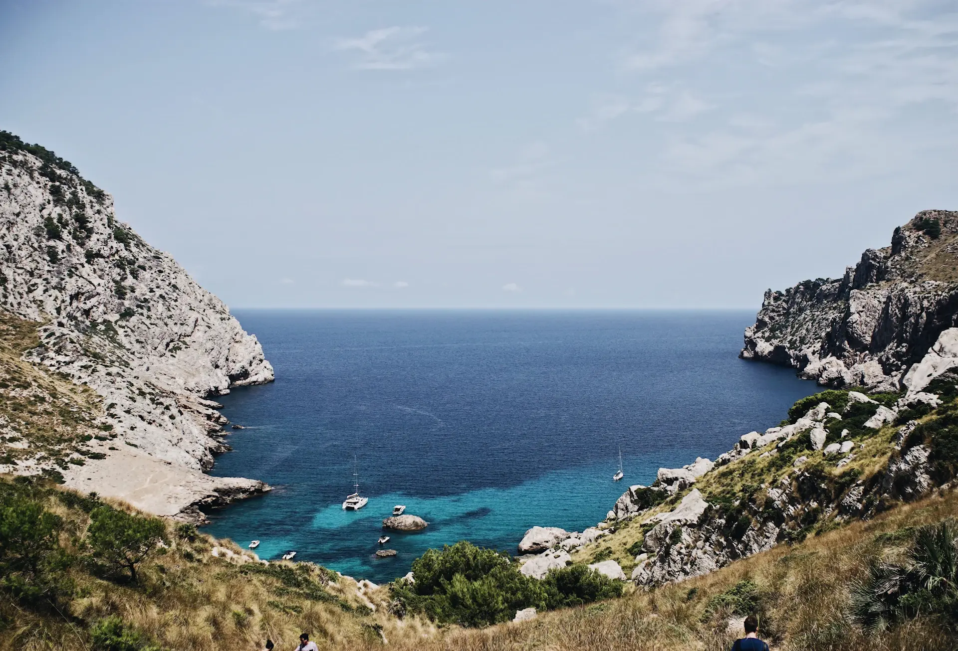 Cliffside estate above the Mallorcan sea