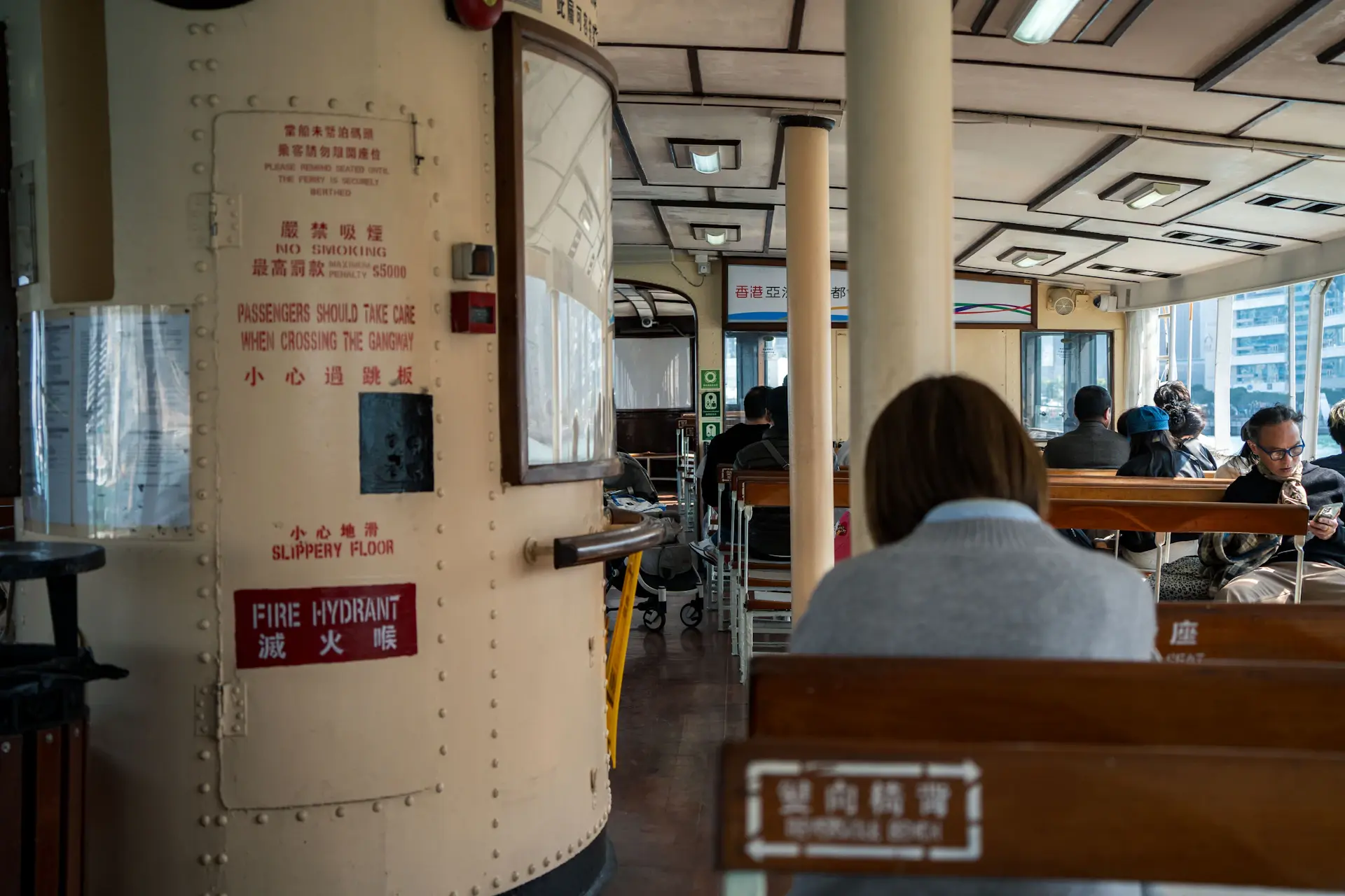 Student studying in a modern university library in China