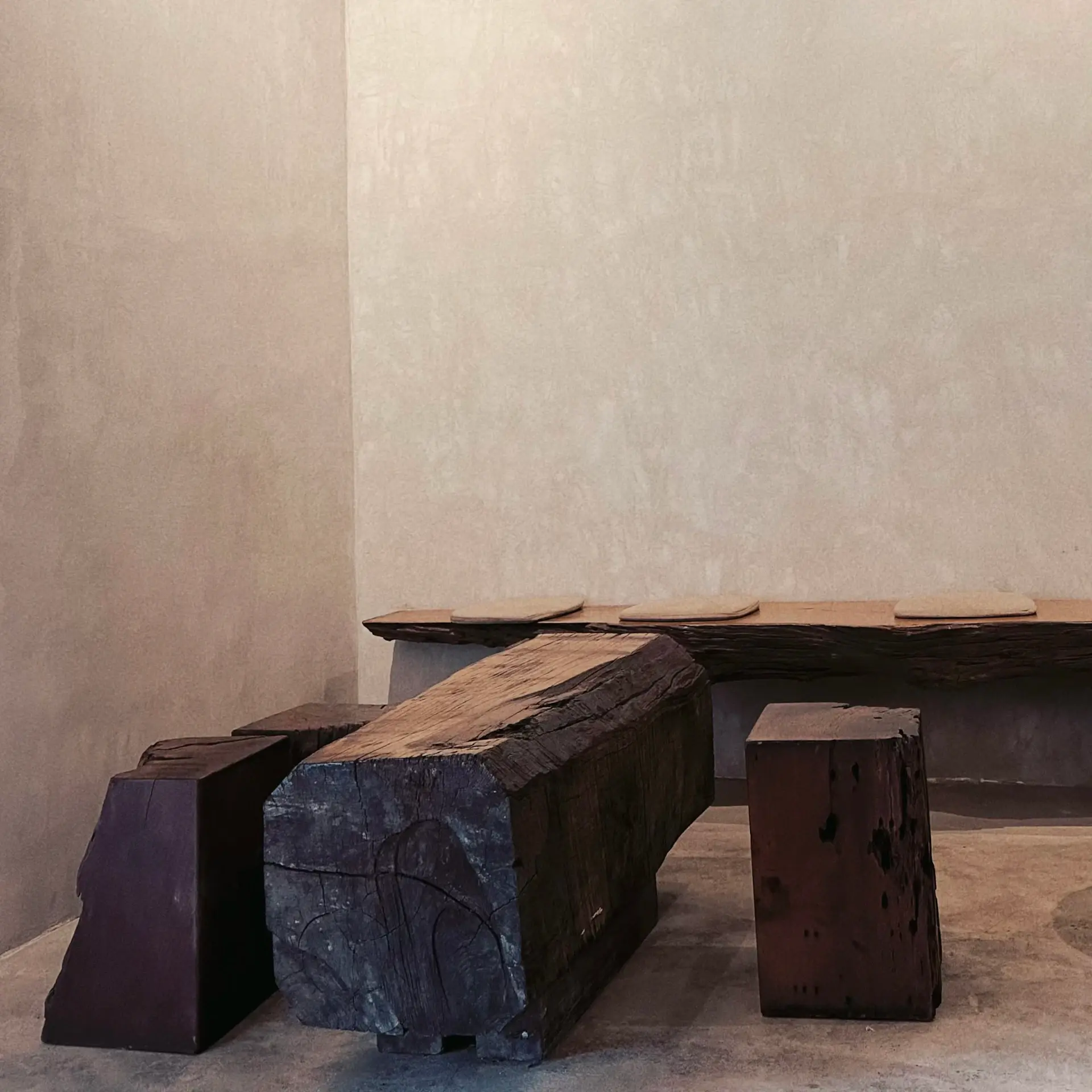 Góc nội thất phong cách wabi-sabi mộc mạc