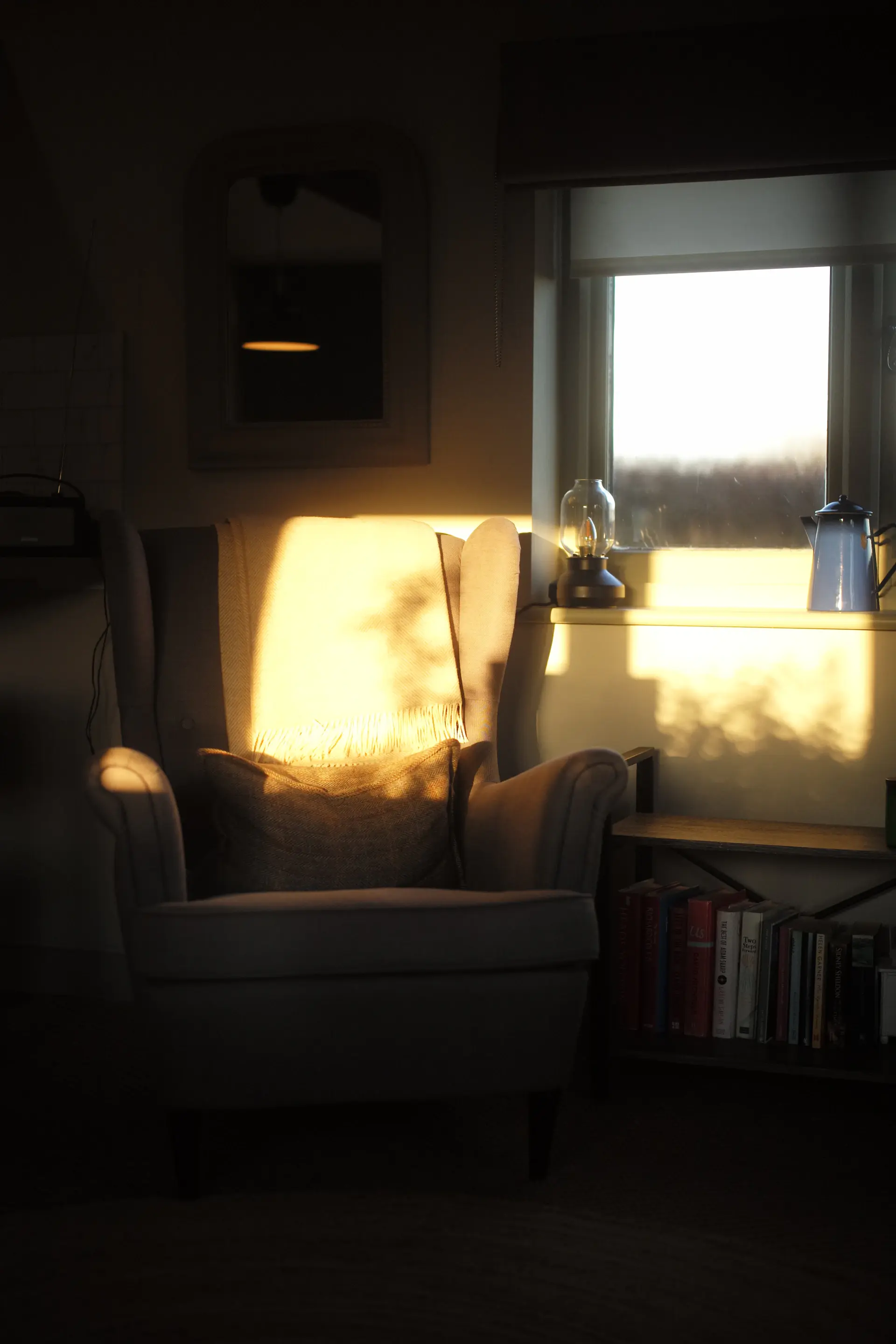 Regenerative therapy room with soft natural light