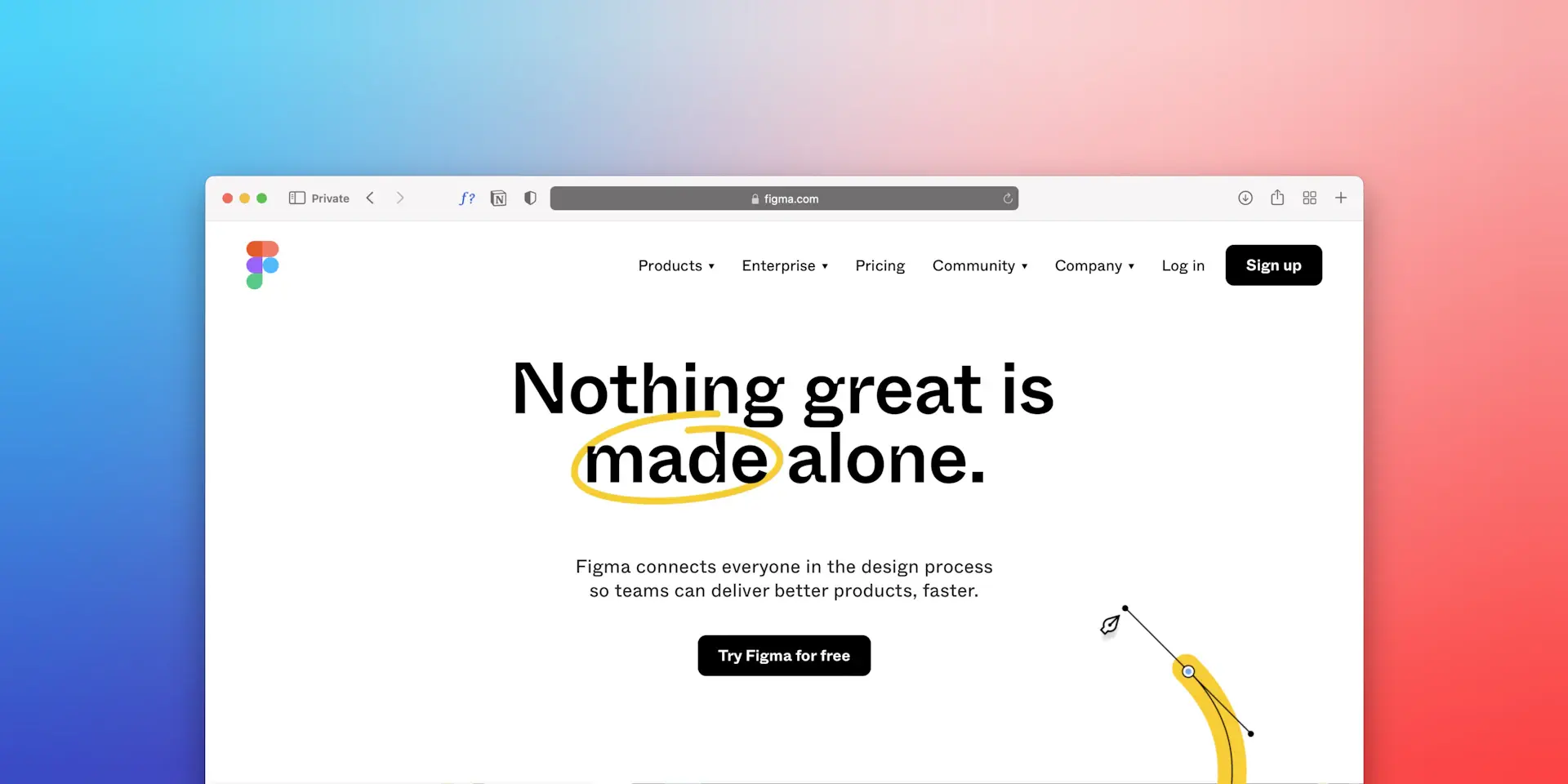 Outdated SaaS landing page before redesign
