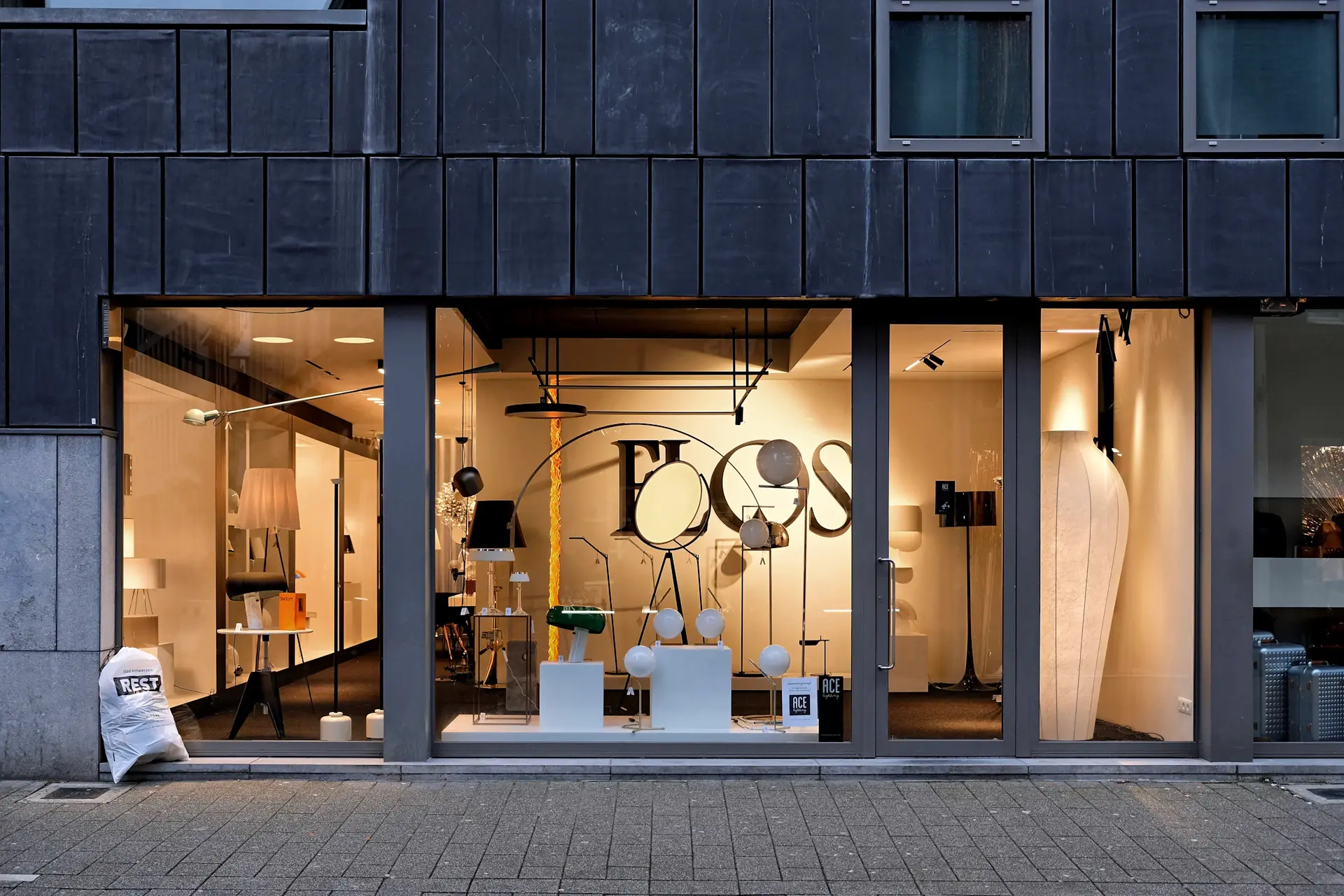 Modern retail and e-commerce storefront