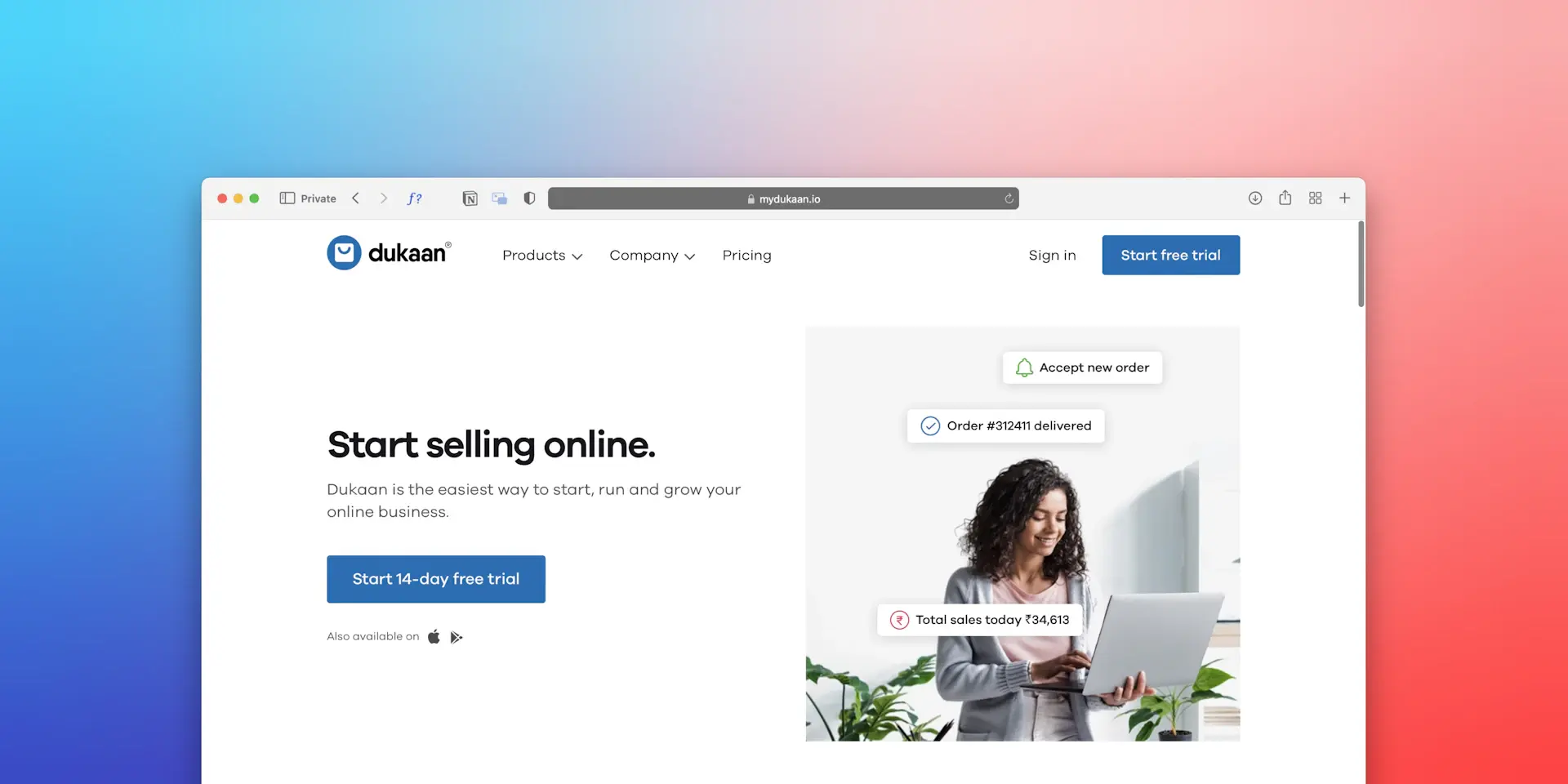 Verge ecommerce storefront