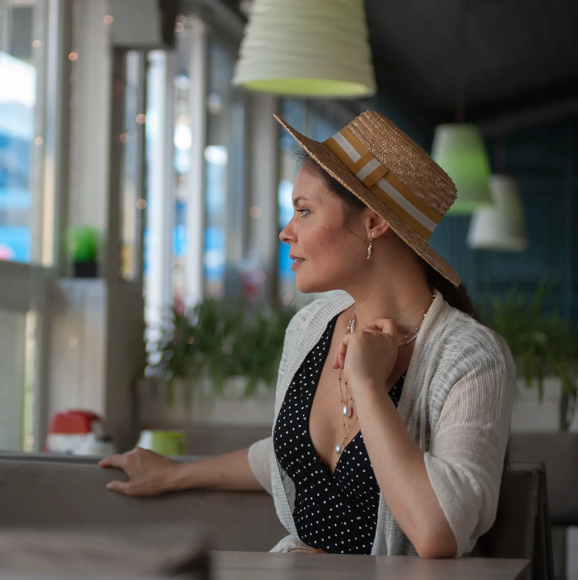Portrait of a smiling regular customer