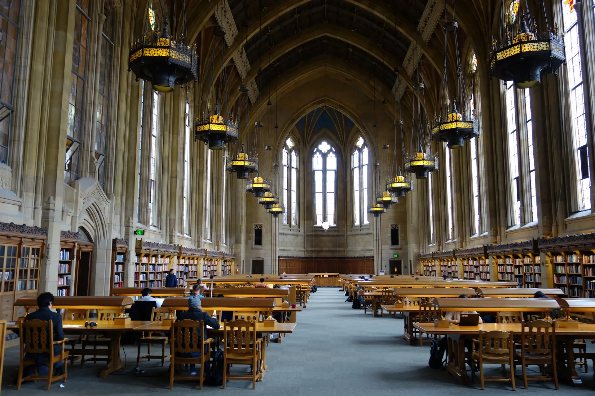 Main quad and historic library