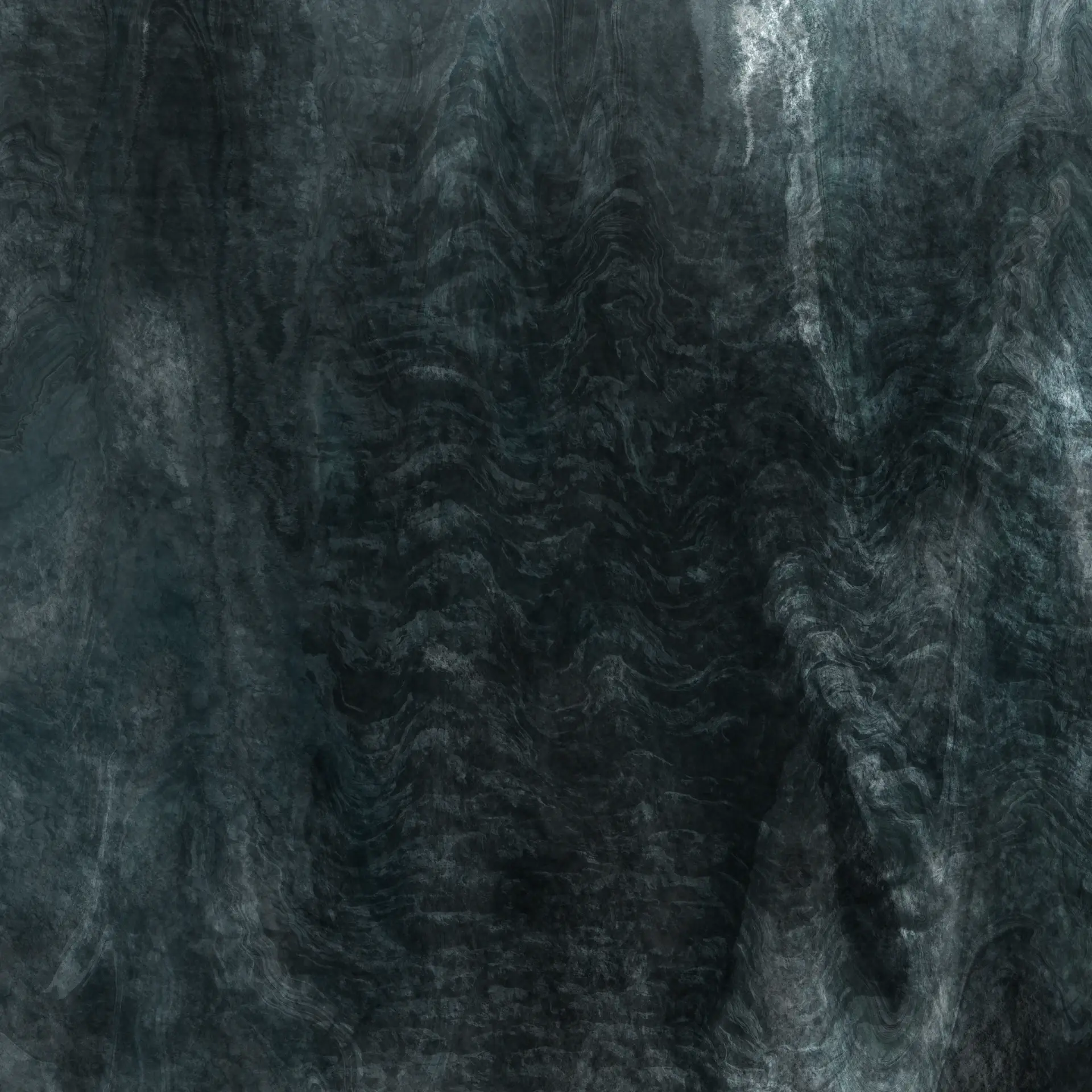 Macro of deep obsidian black gloss paint finish