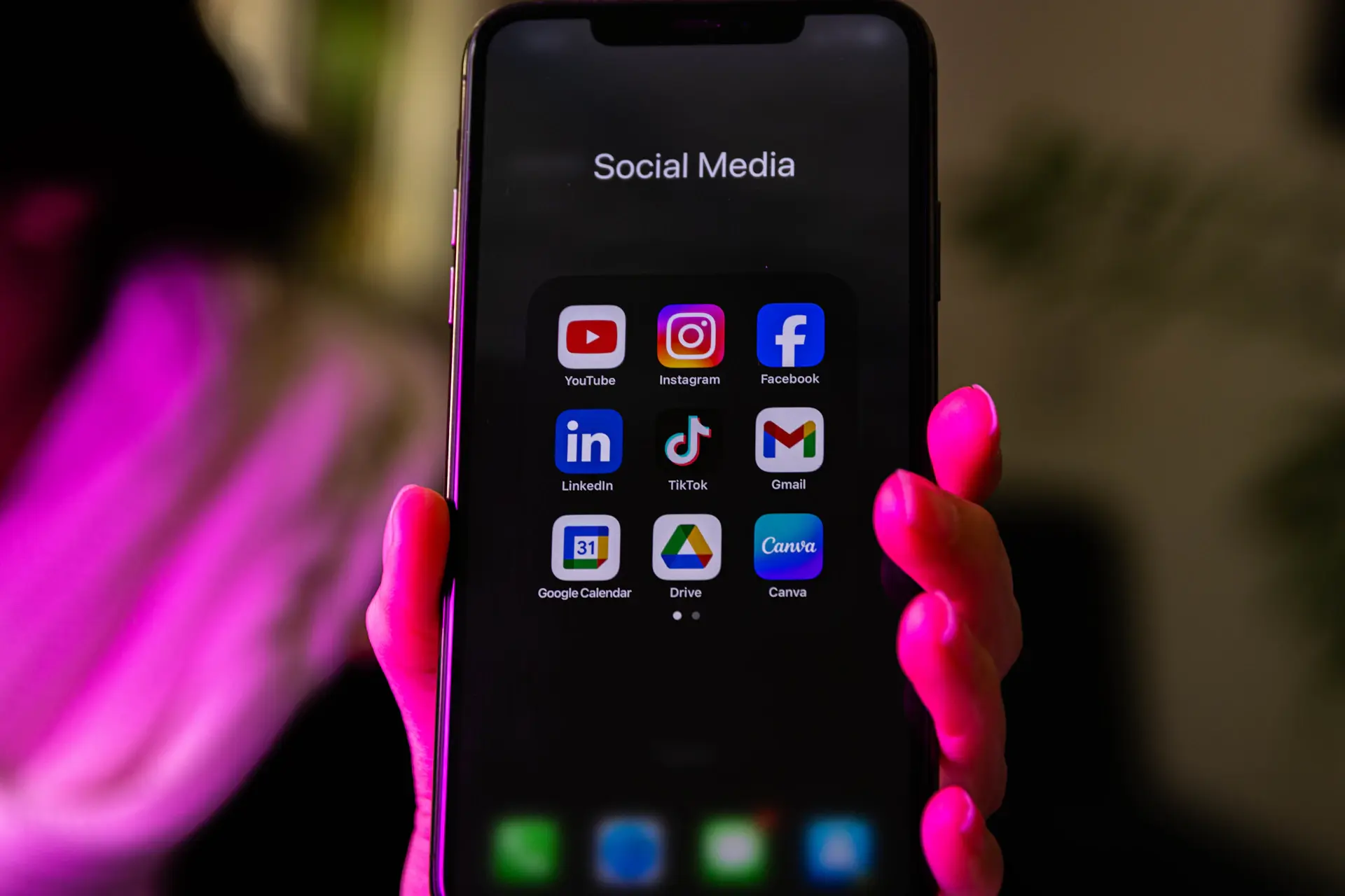 TikTok app on a phone in Brussels