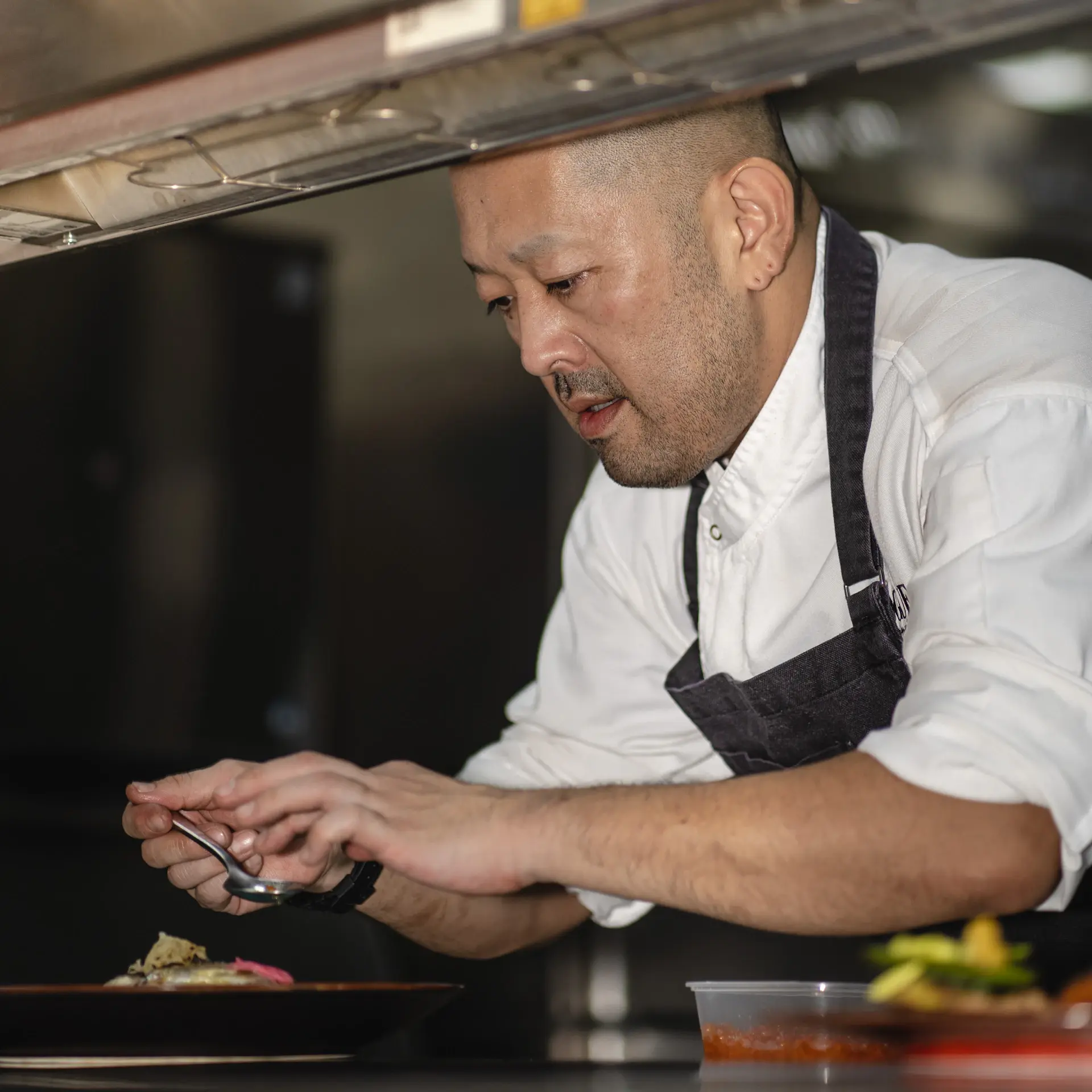 Portrait of Tien, brunch chef