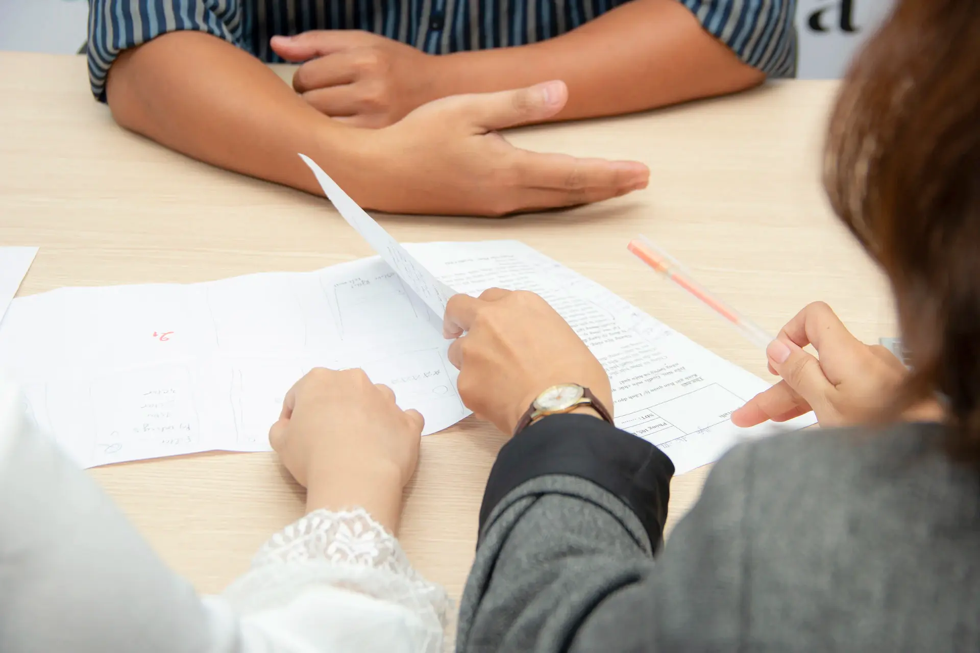 Student preparing for a visa interview
