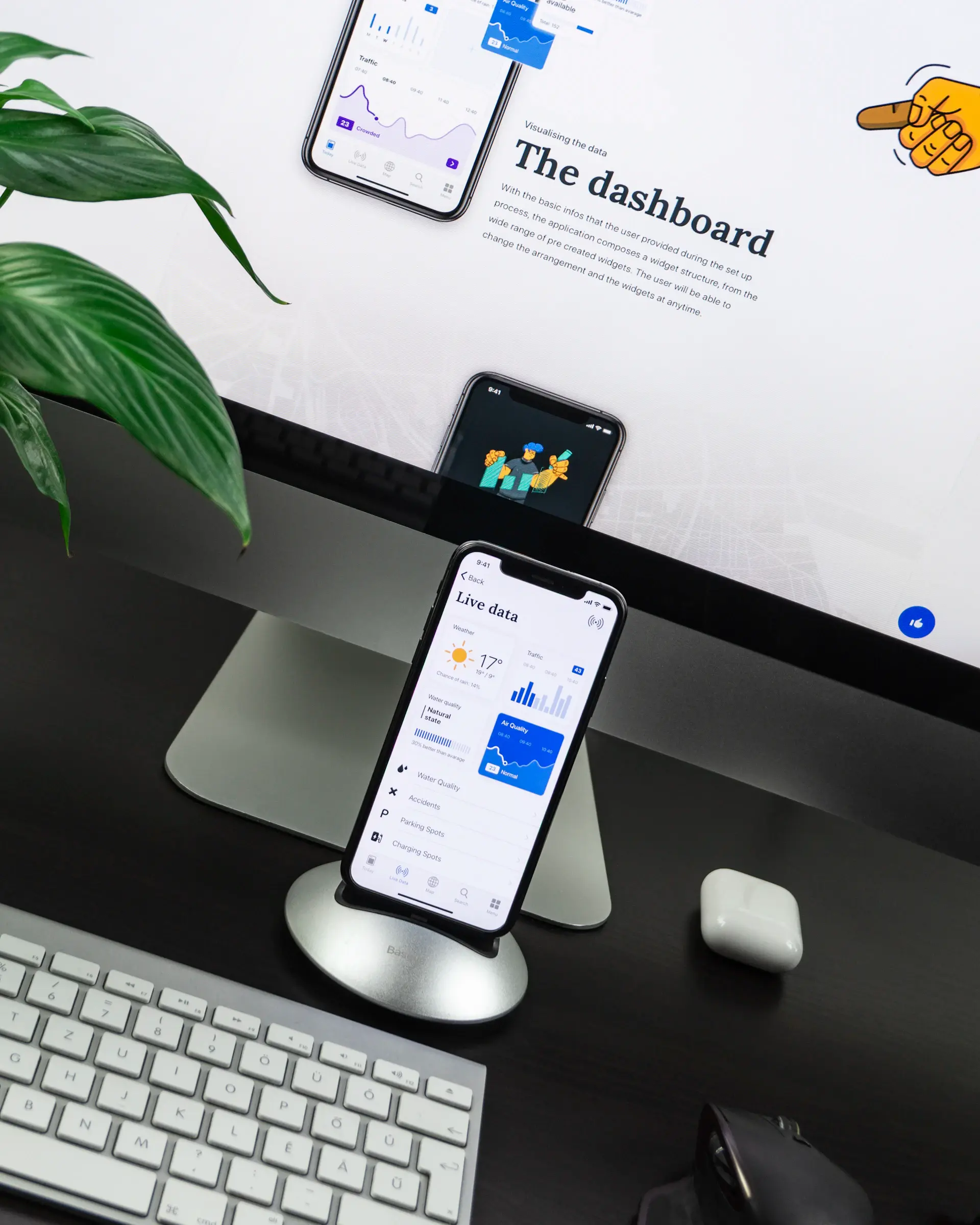 Banking app redesign project thumbnail