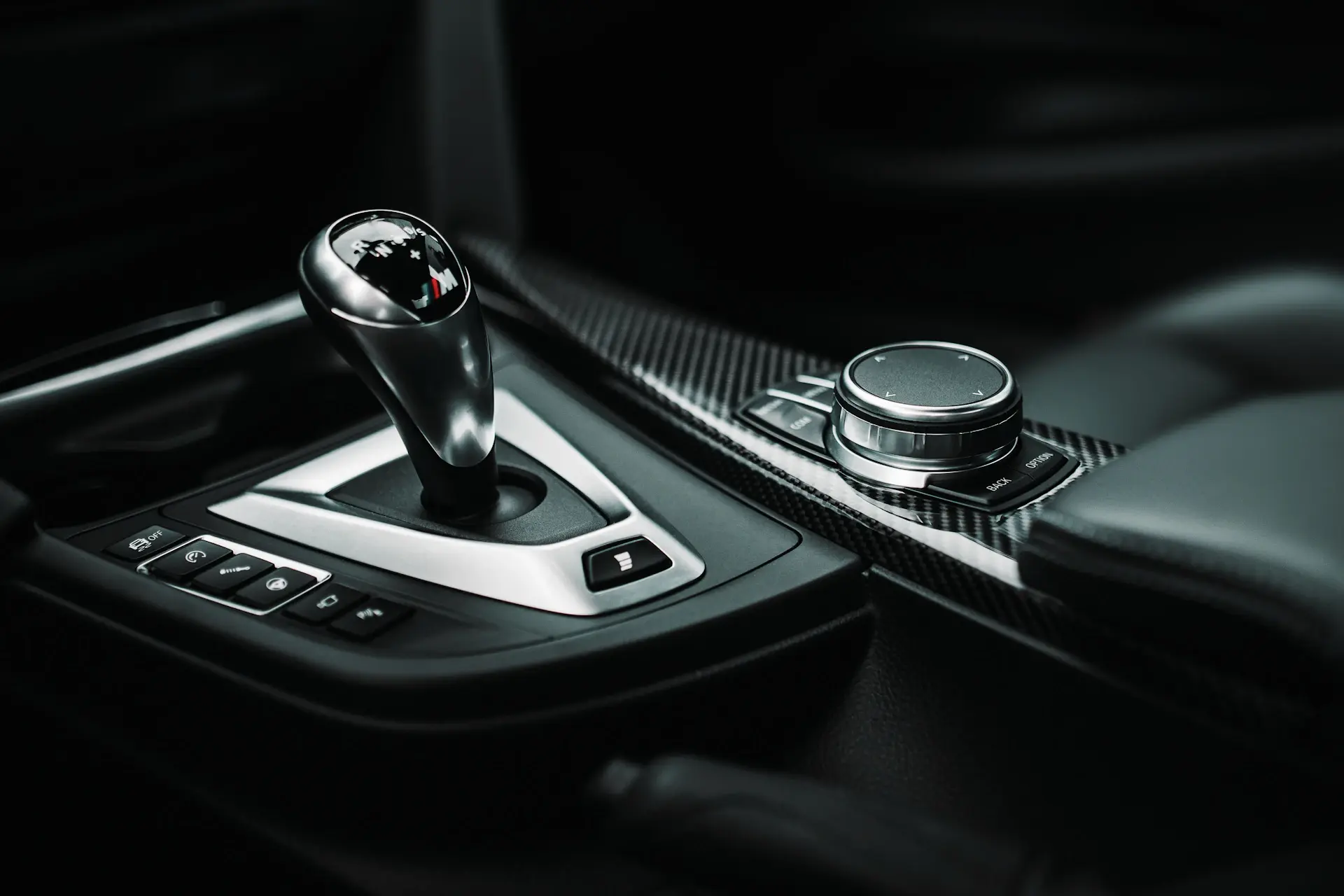BMW M Performance Parts carbon fiber close-up