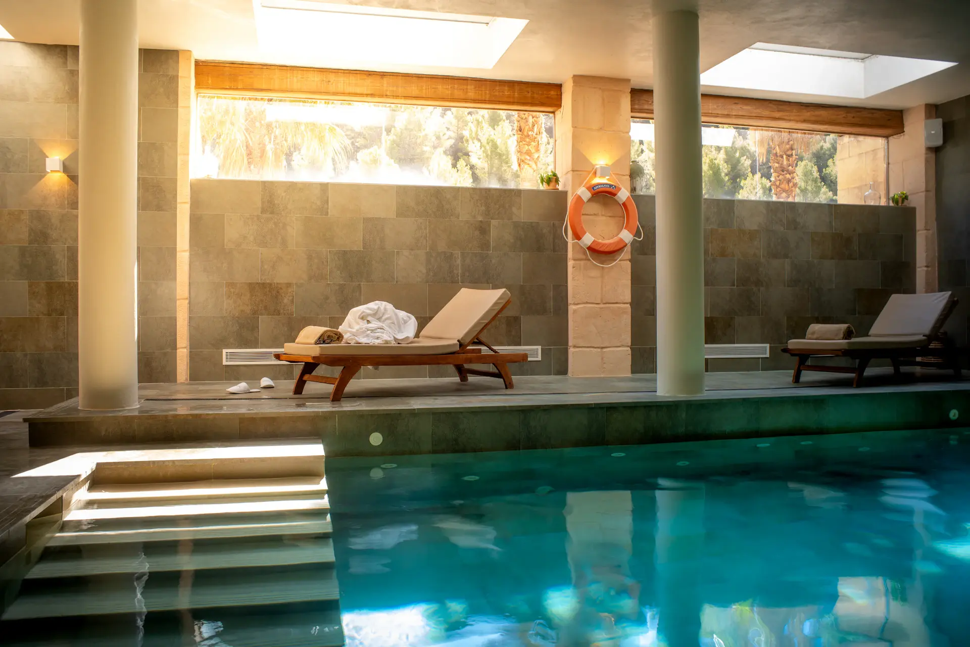 Serene recovery space within the wellness residence