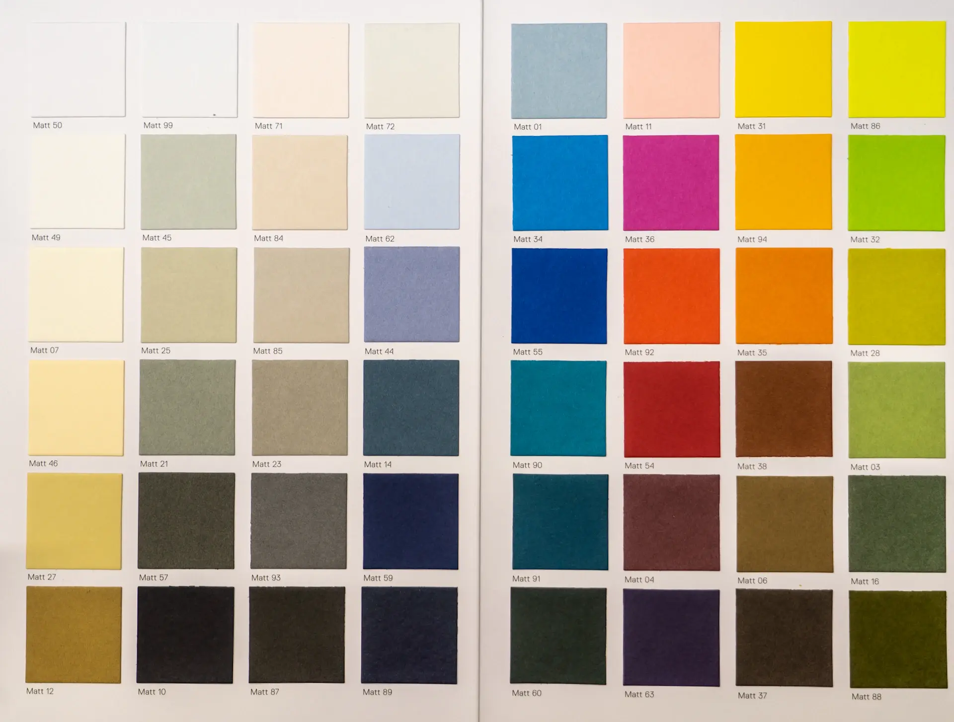 Color palette