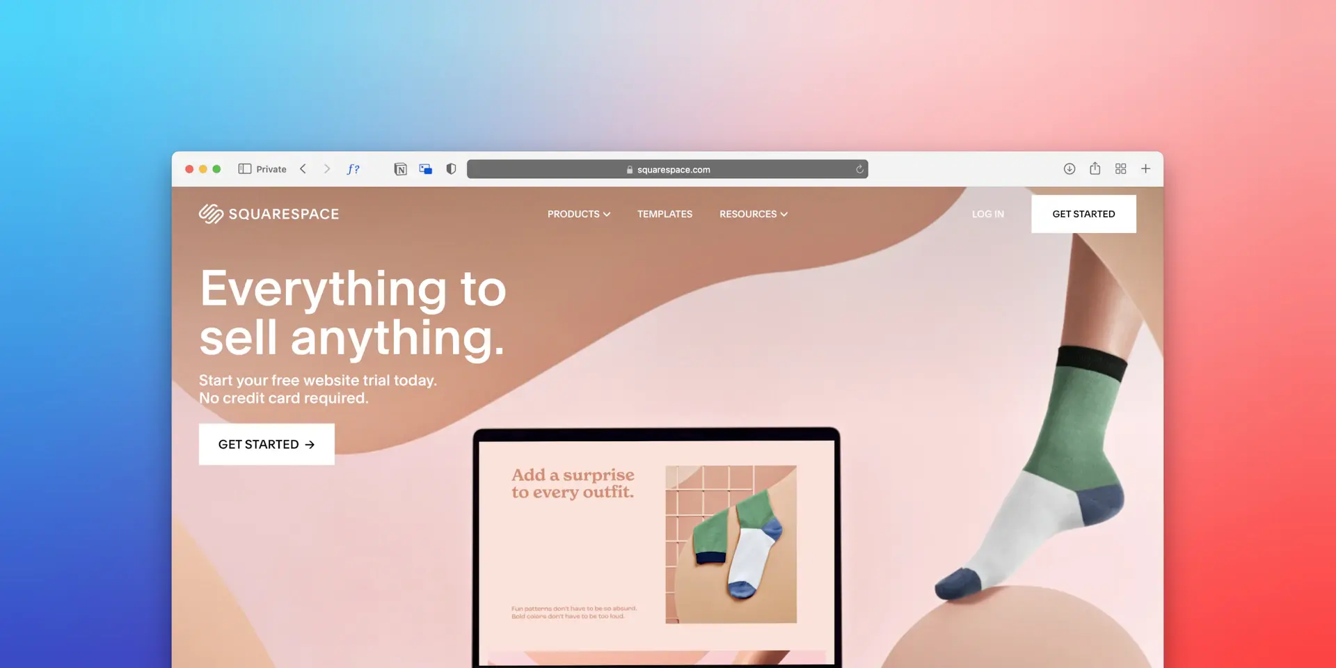 Rebuilt homepage layout