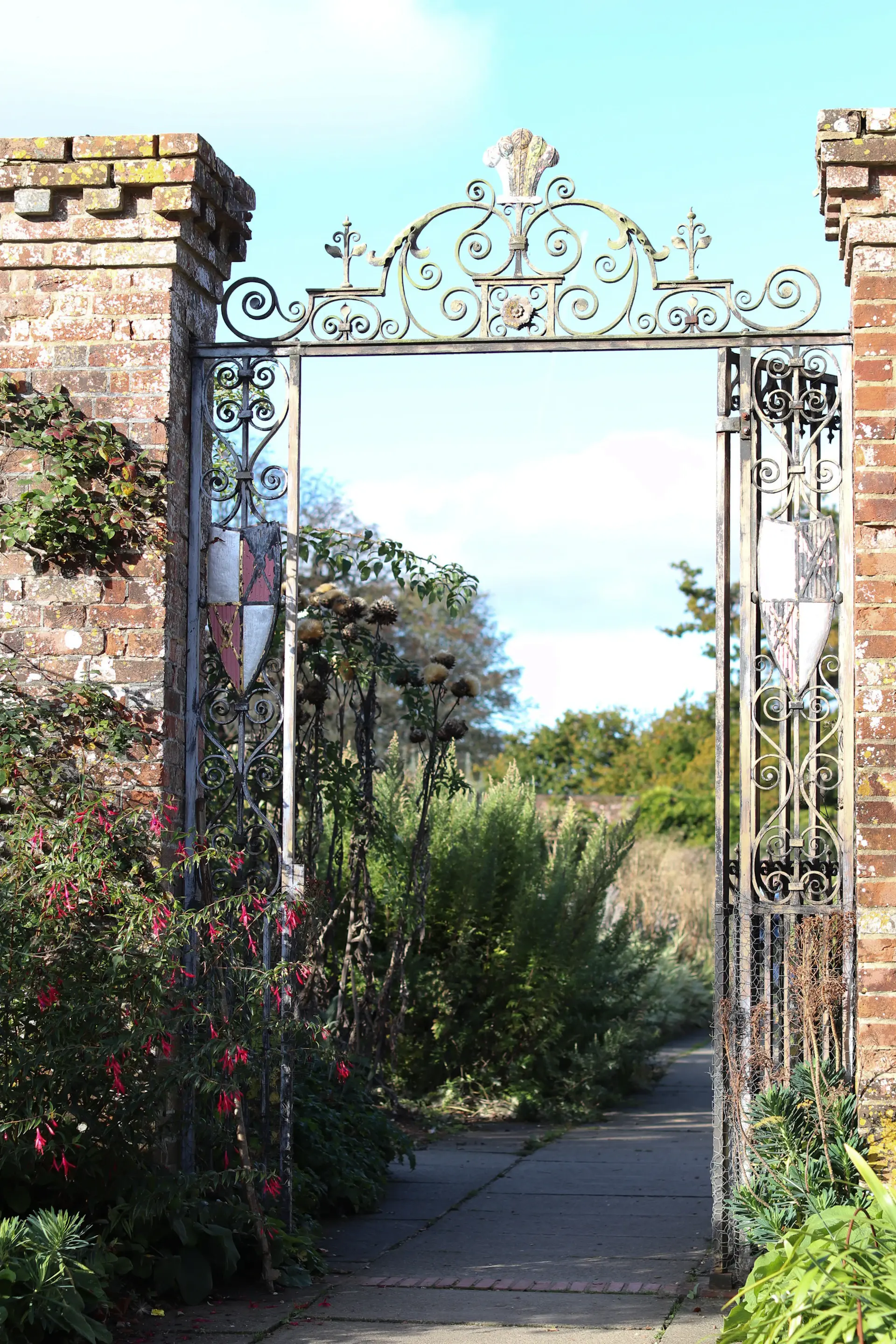 A garden in full bloom at a private estate