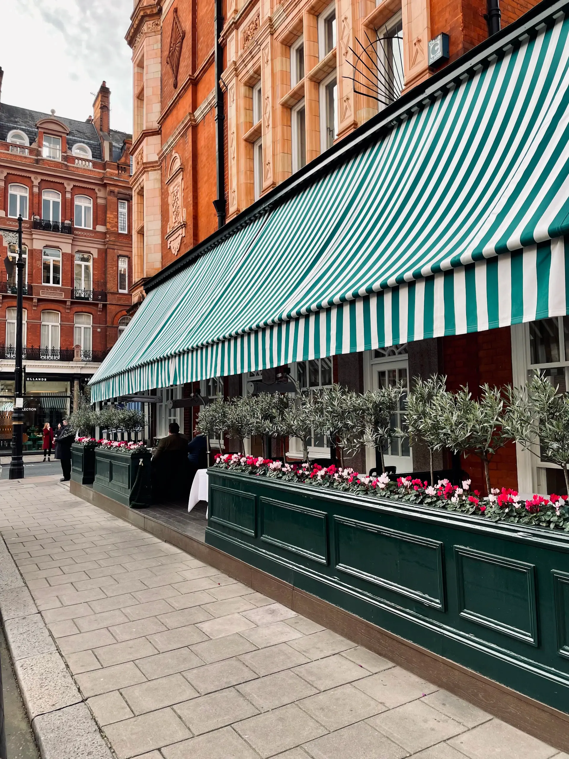 Florist and patisserie shopfronts on Elizabeth Street