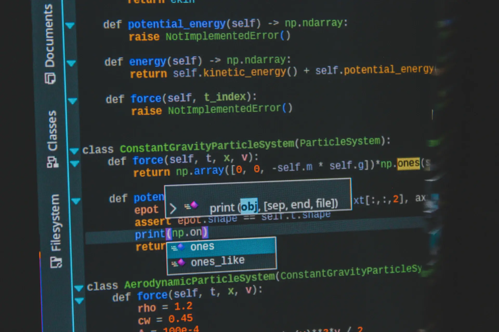 Code editor showing React Server Components