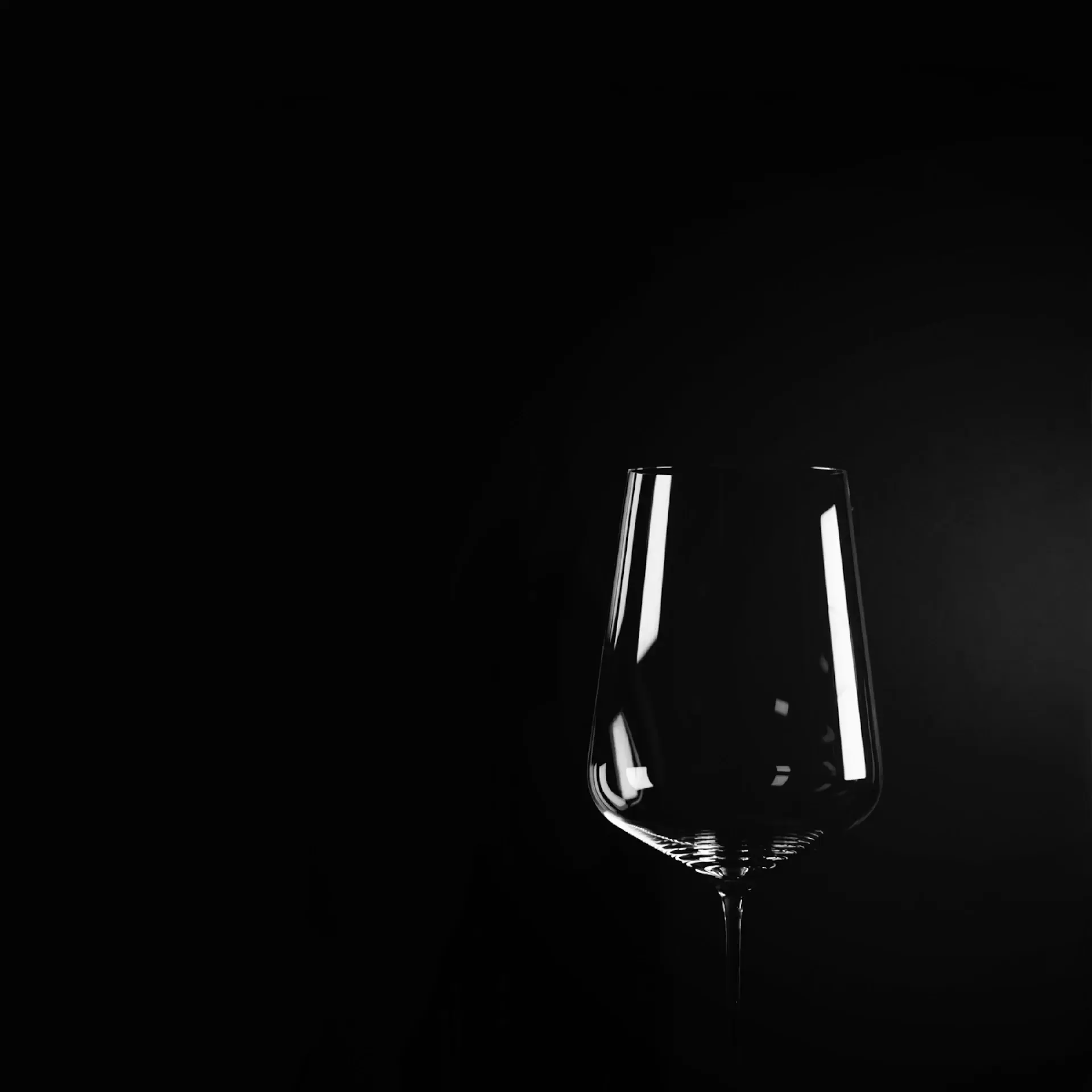 Glass of Blanc de Blancs champagne