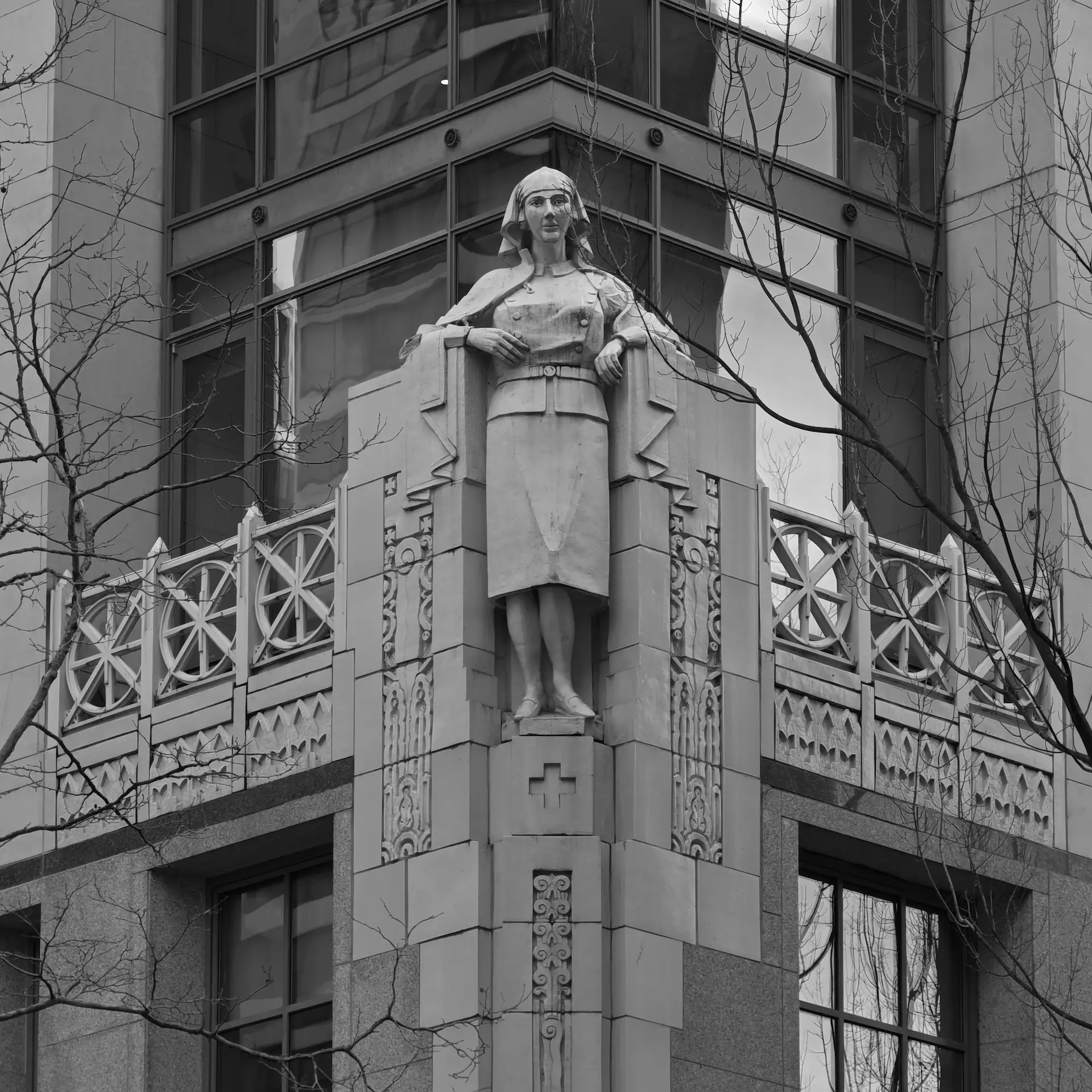 Portrait of a poised female student accepted to Columbia