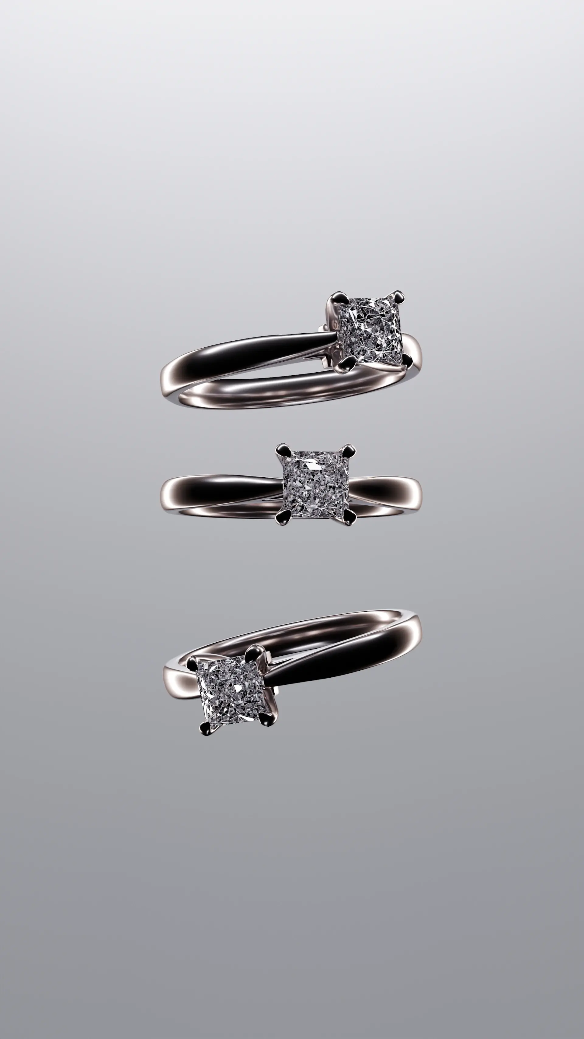 Nhẫn L'Étoile — kim cương trắng 4.18ct trên bạch kim Pt950, chế tác bởi Aurevia