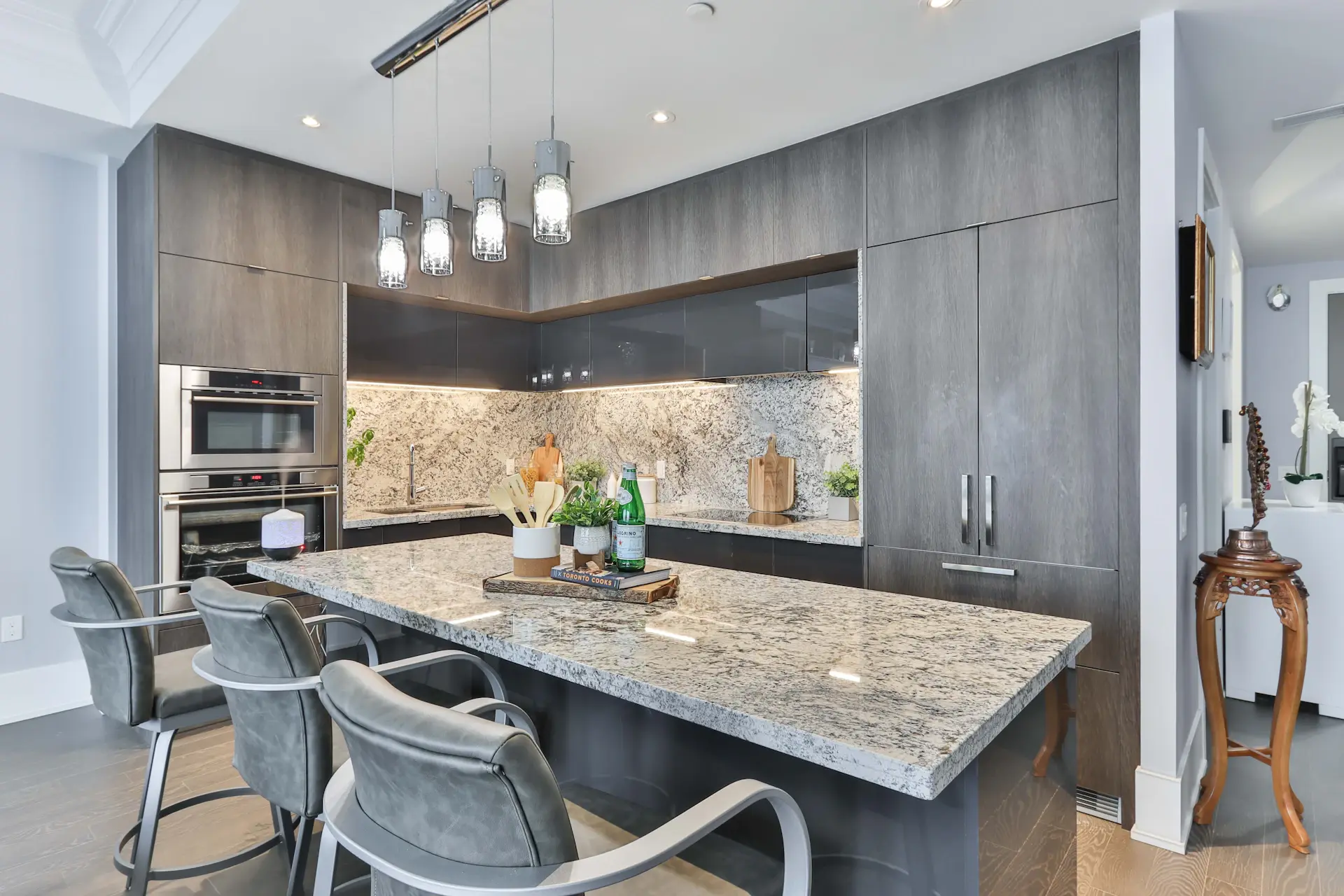 Bespoke kitchen in honed stone