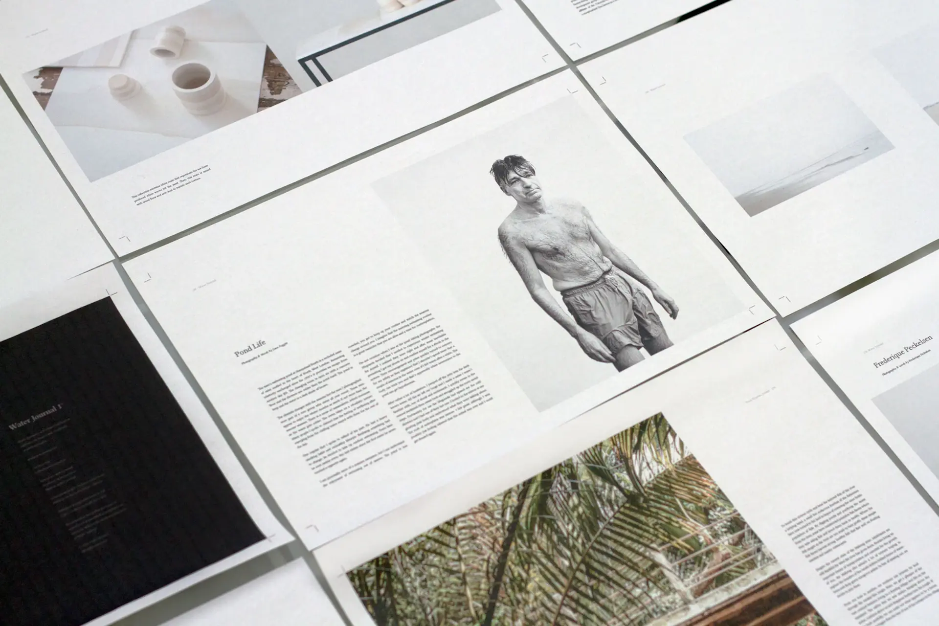 Editorial product listing page layout