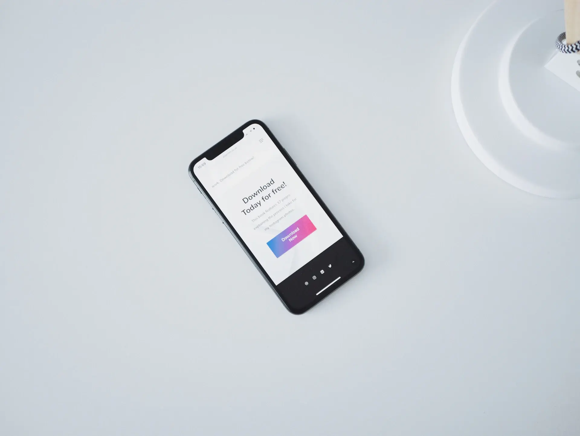 Landing page wireframe