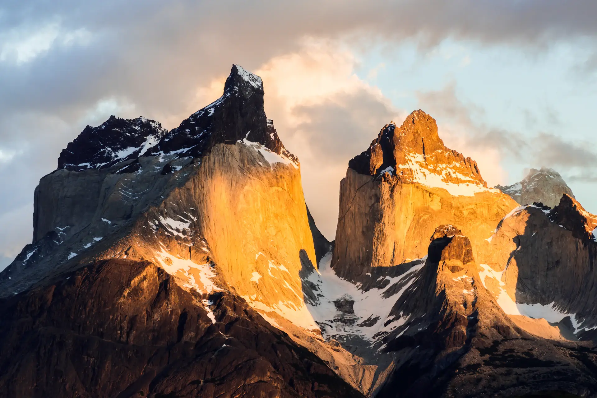Granite towers above a wind-brushed glacial plain