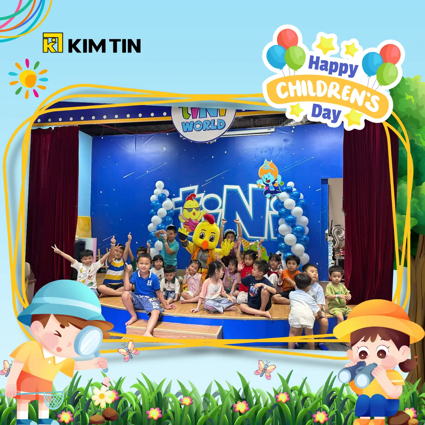 Mùa hè sôi động cùng các mầm non Kim Tín
